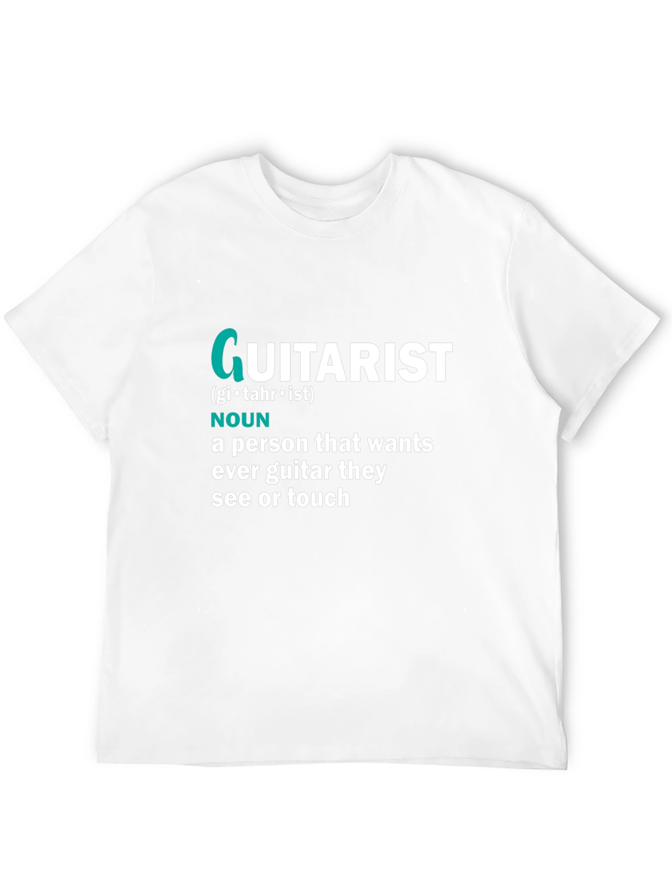 Guitarist Definition Black T-Shirt - 12