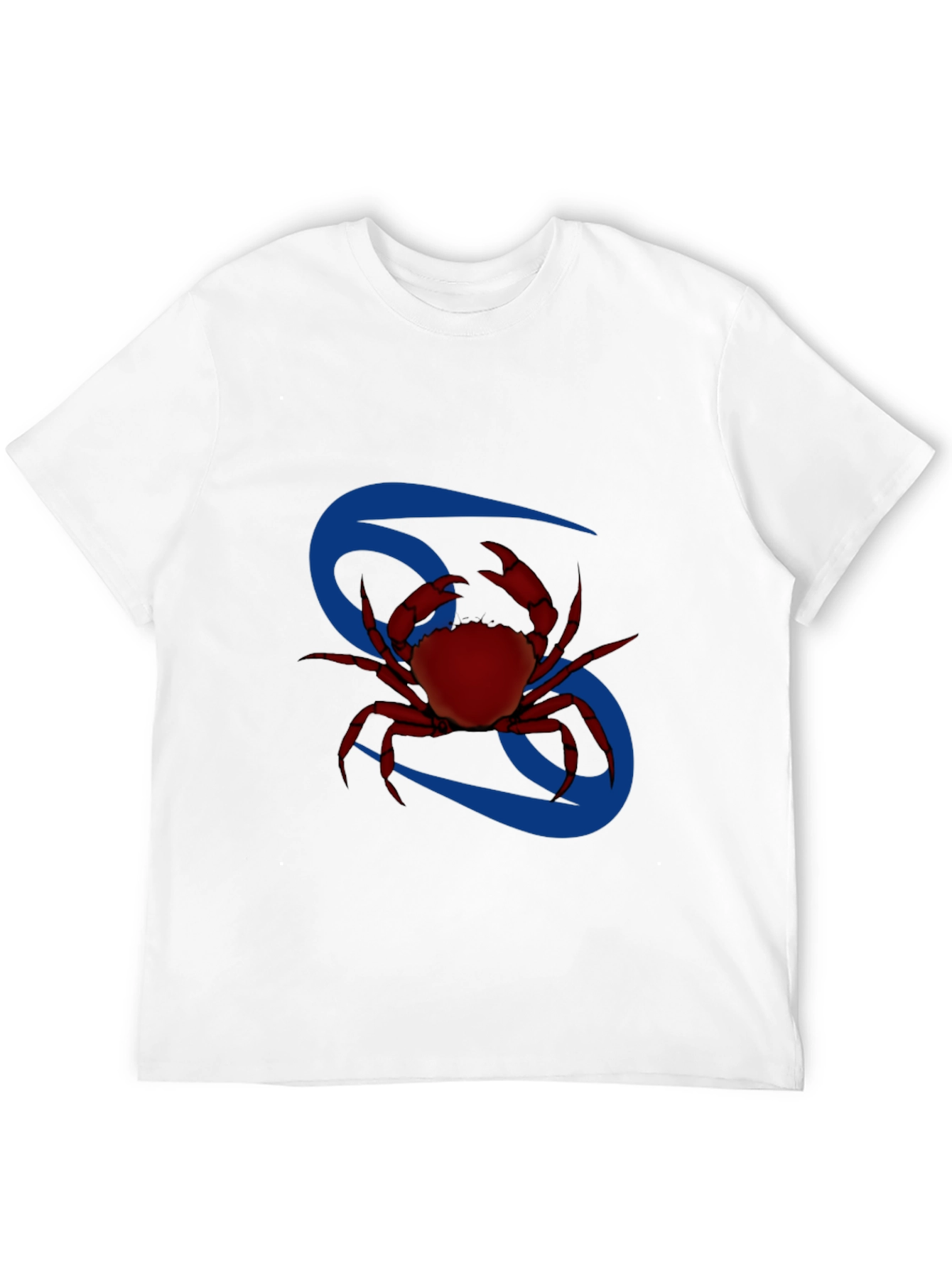 Cancer Zodiac T-Shirt - Red Crab Design - 12