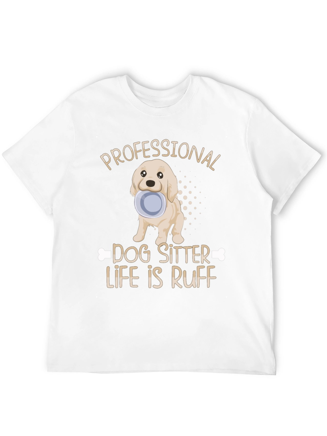 Black Dog Sitter T-Shirt - Life Is Ruff view 12