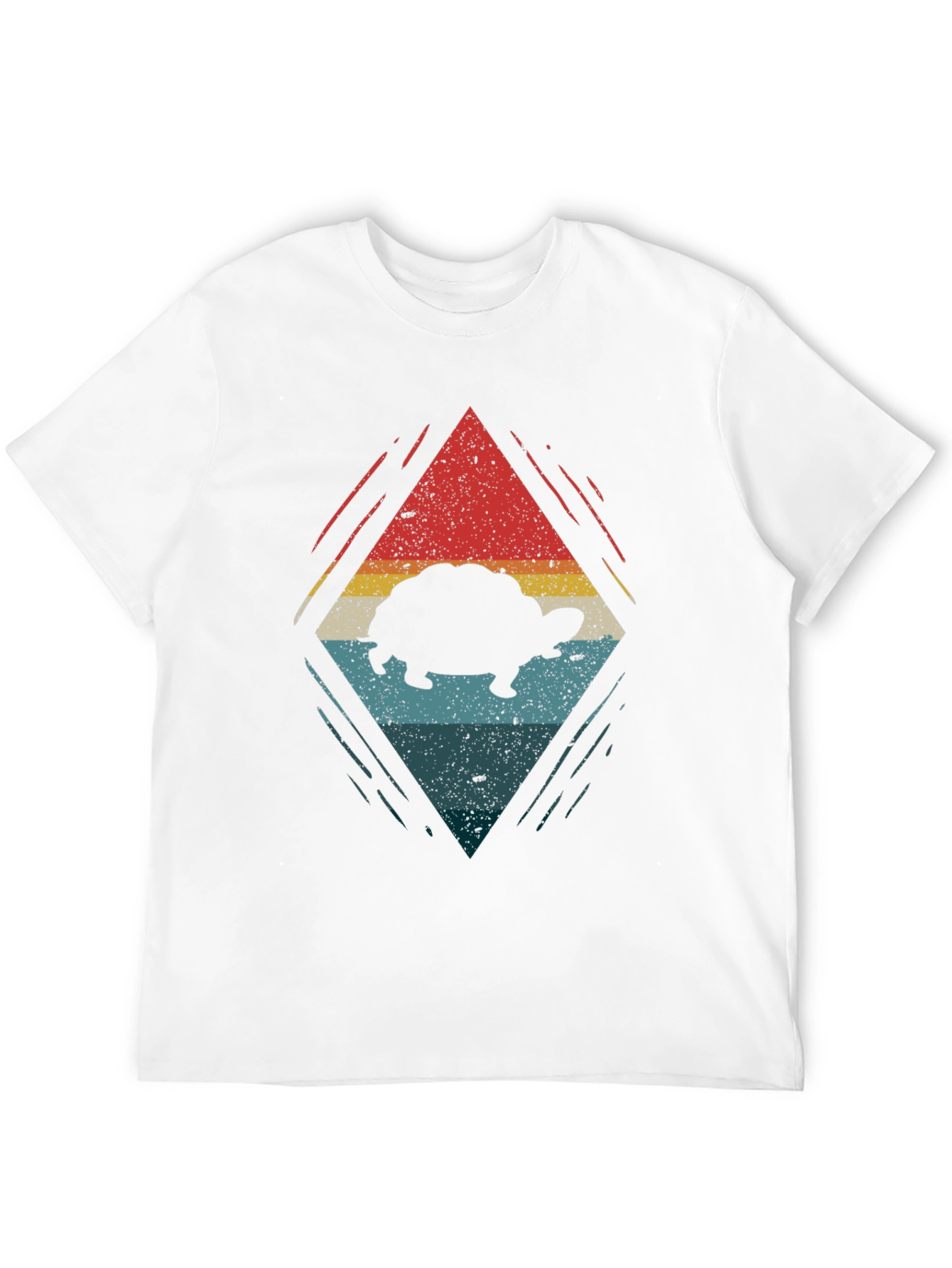 Black Retro Turtle Graphic Tee - Unisex view 12