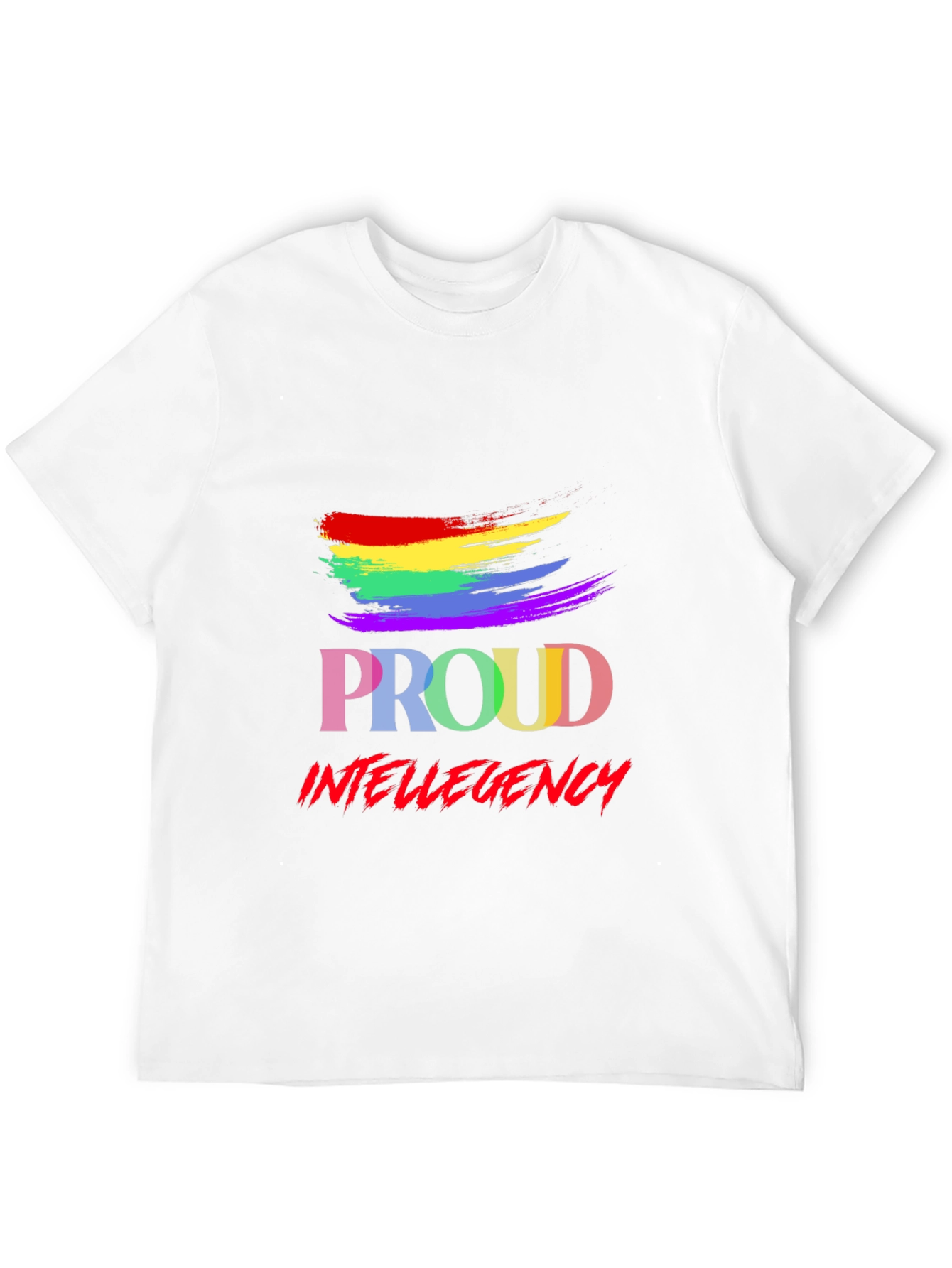 Black Proud Intellegency LGBTQ+ T-Shirt view 12