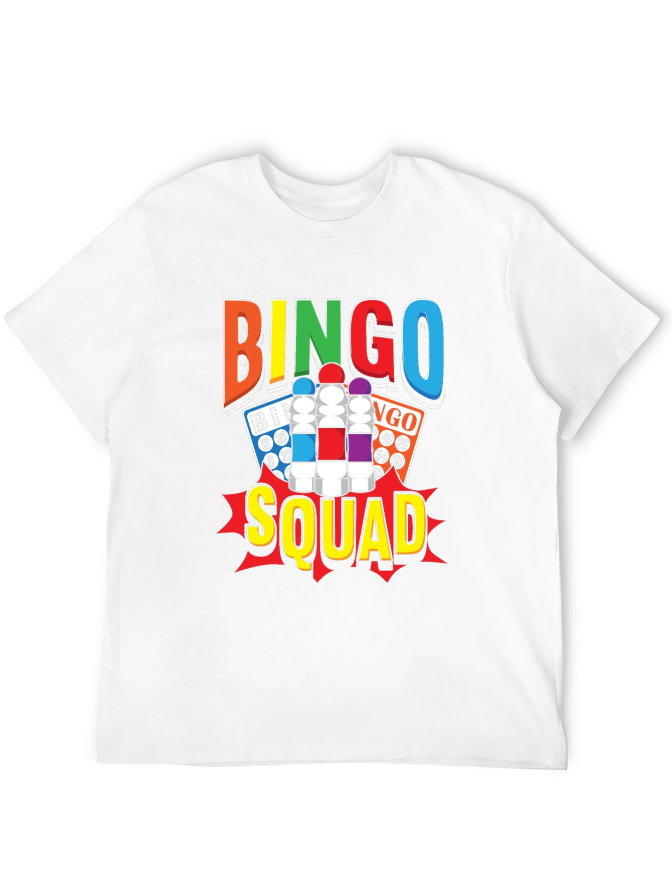 Black Bingo Squad T-Shirt - Fun & Colorful Design view 12