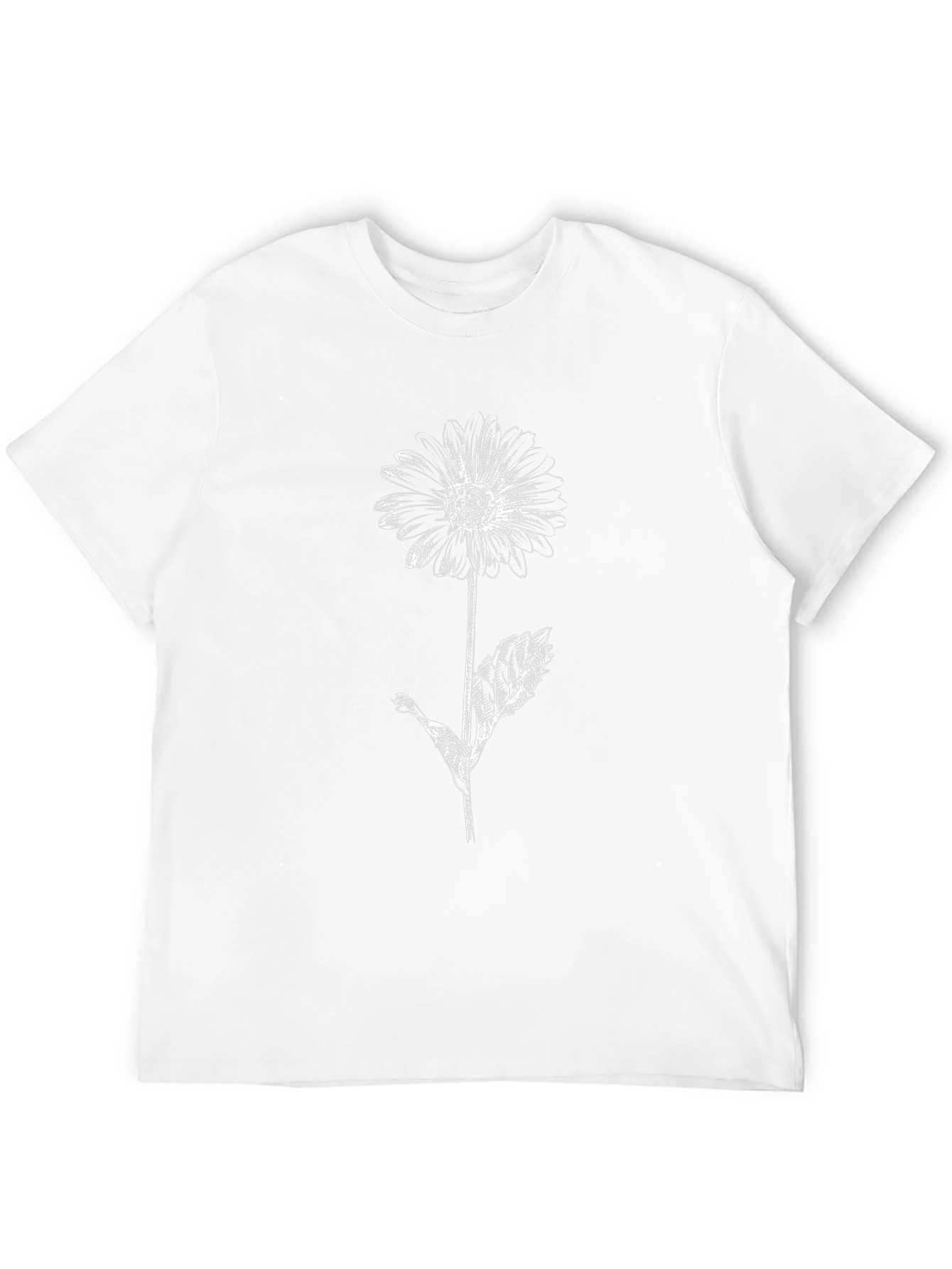 Black Black Daisy Graphic Tee - Casual Style view 12