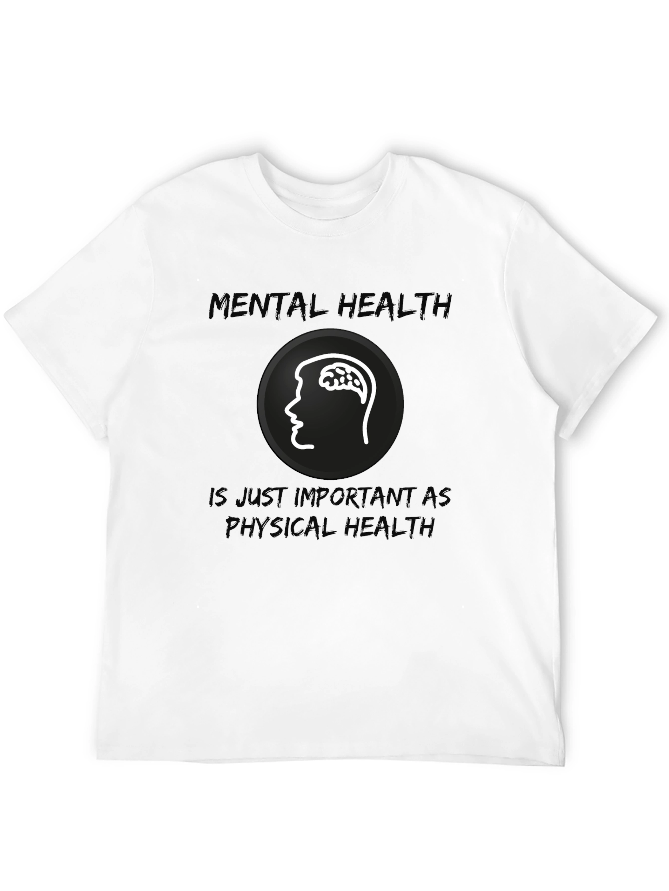 Black Mental Health Awareness Graphic T-Shirt view 12