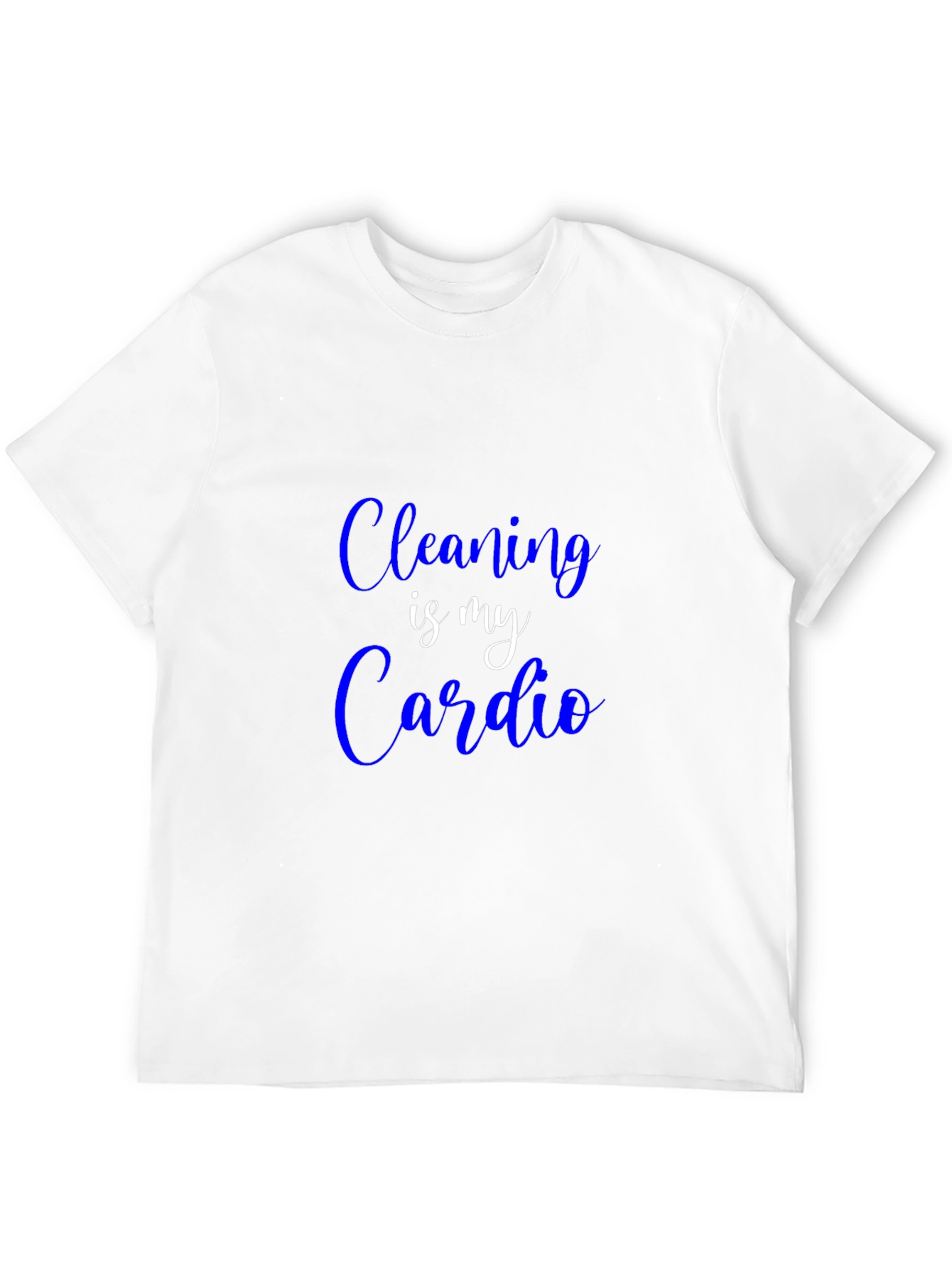 Black Cleaning is My Cardio T-Shirt - Funny Slogan Tee view 12