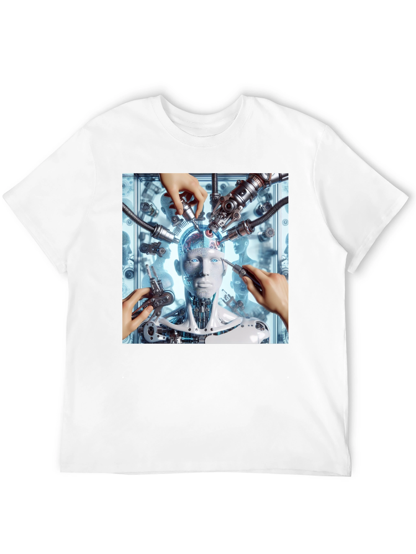 Cyborg Dissection Graphic T-Shirt - 12