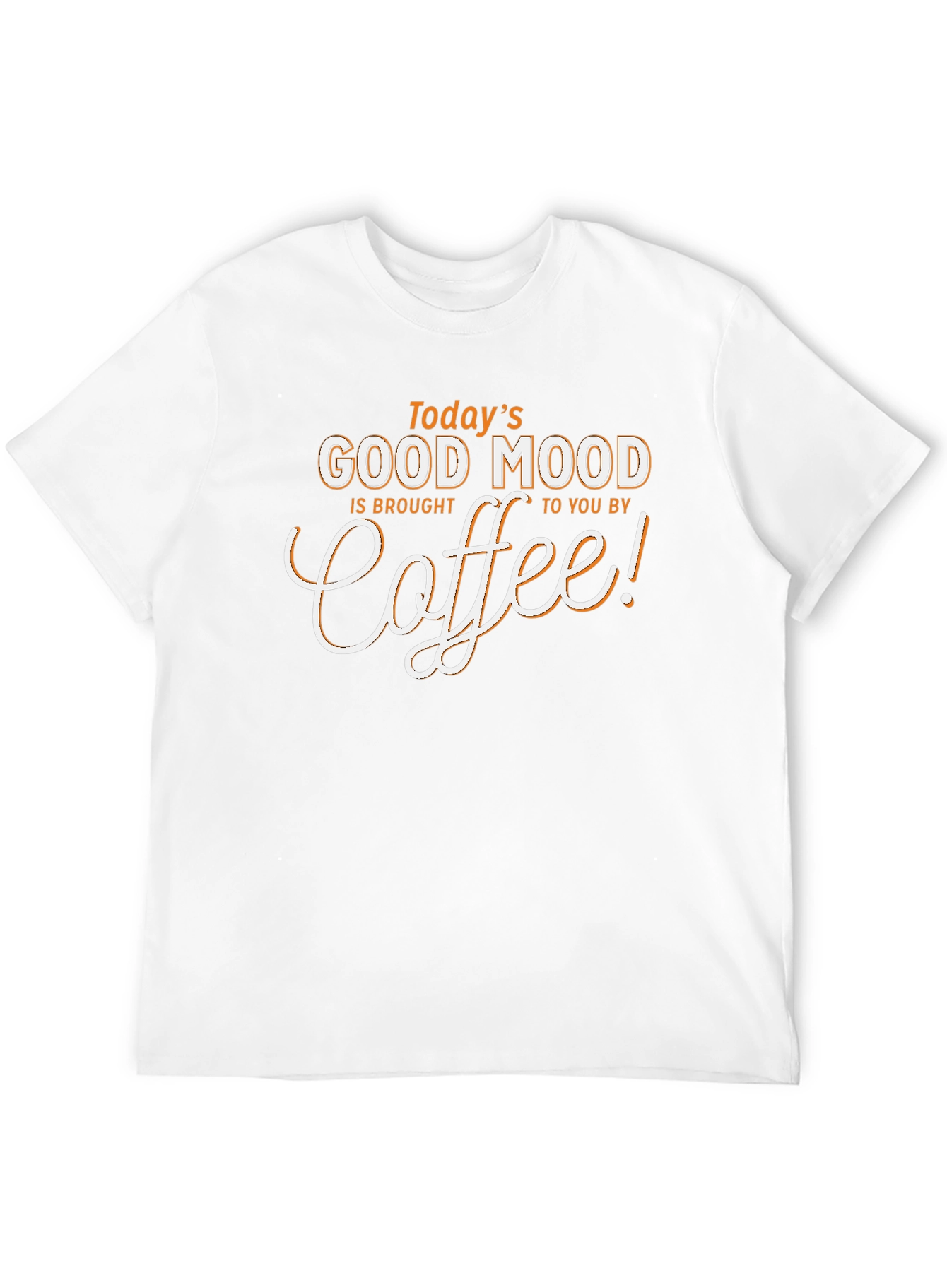 Black Today's Good Mood Coffee T-Shirt - Unisex Black Tee view 12