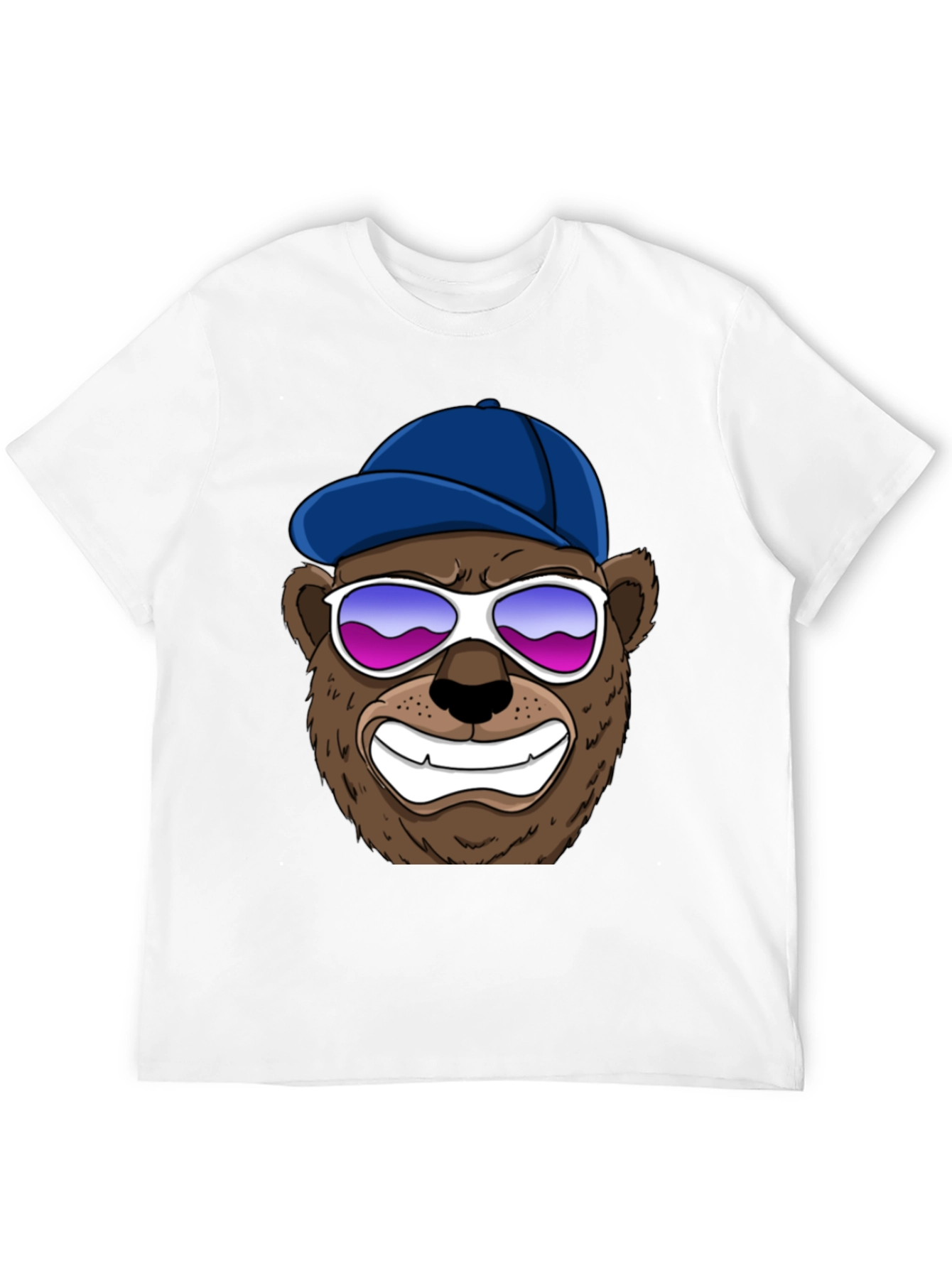 Black Cool Bear Graphic Tee - Black view 12