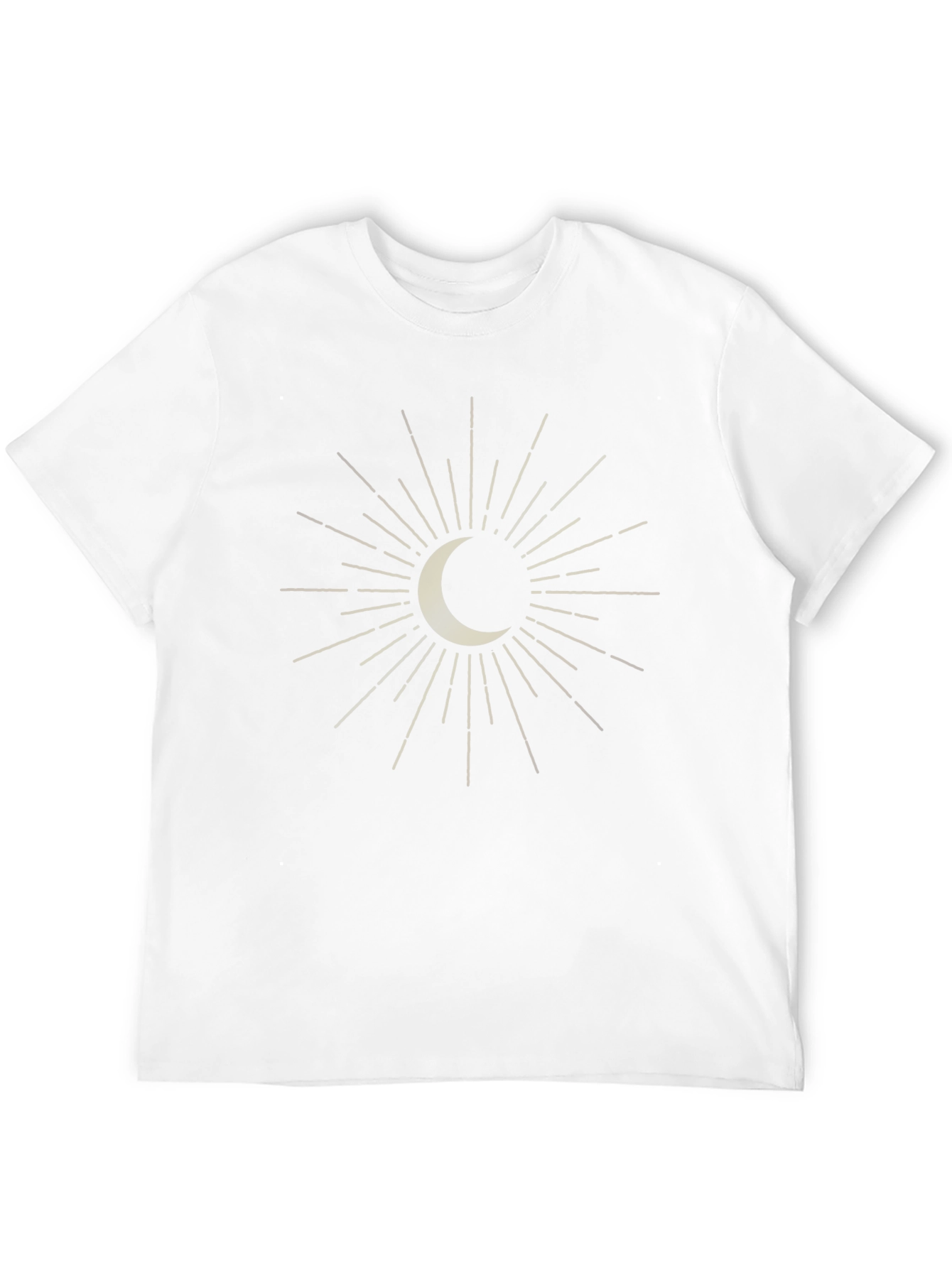 Black Crescent Moon Graphic Tee - Stylish Dark T-Shirt view 12