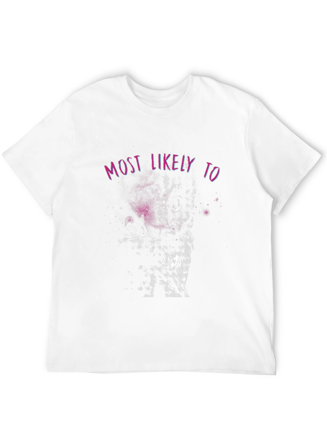 Black Most Likely To Graphic Tee - Black Cotton T-Shirt view 12