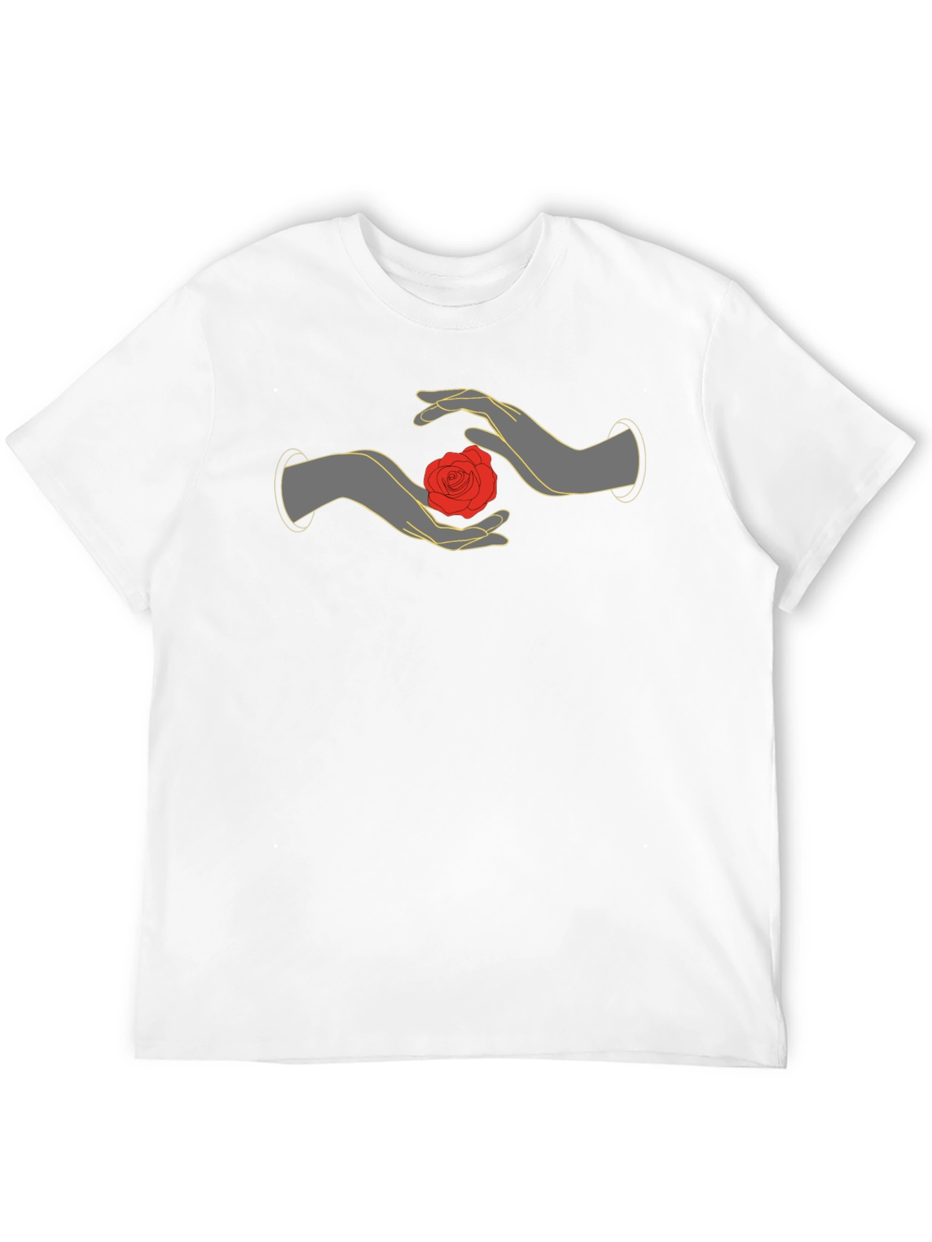 Mystic Rose Hands Graphic Tee - Black - 12