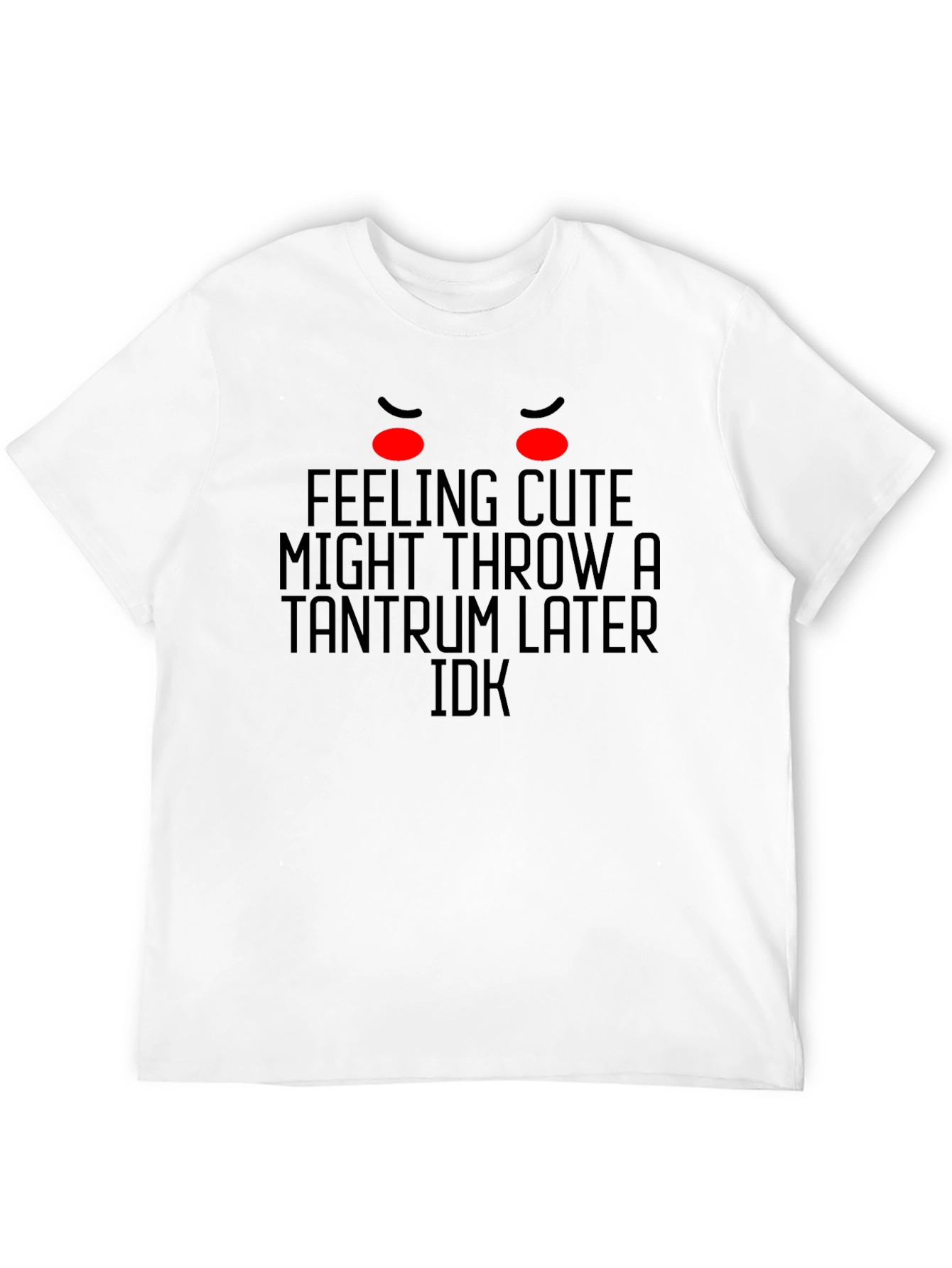 Black Feeling Cute Tantrum Graphic Tee view 12