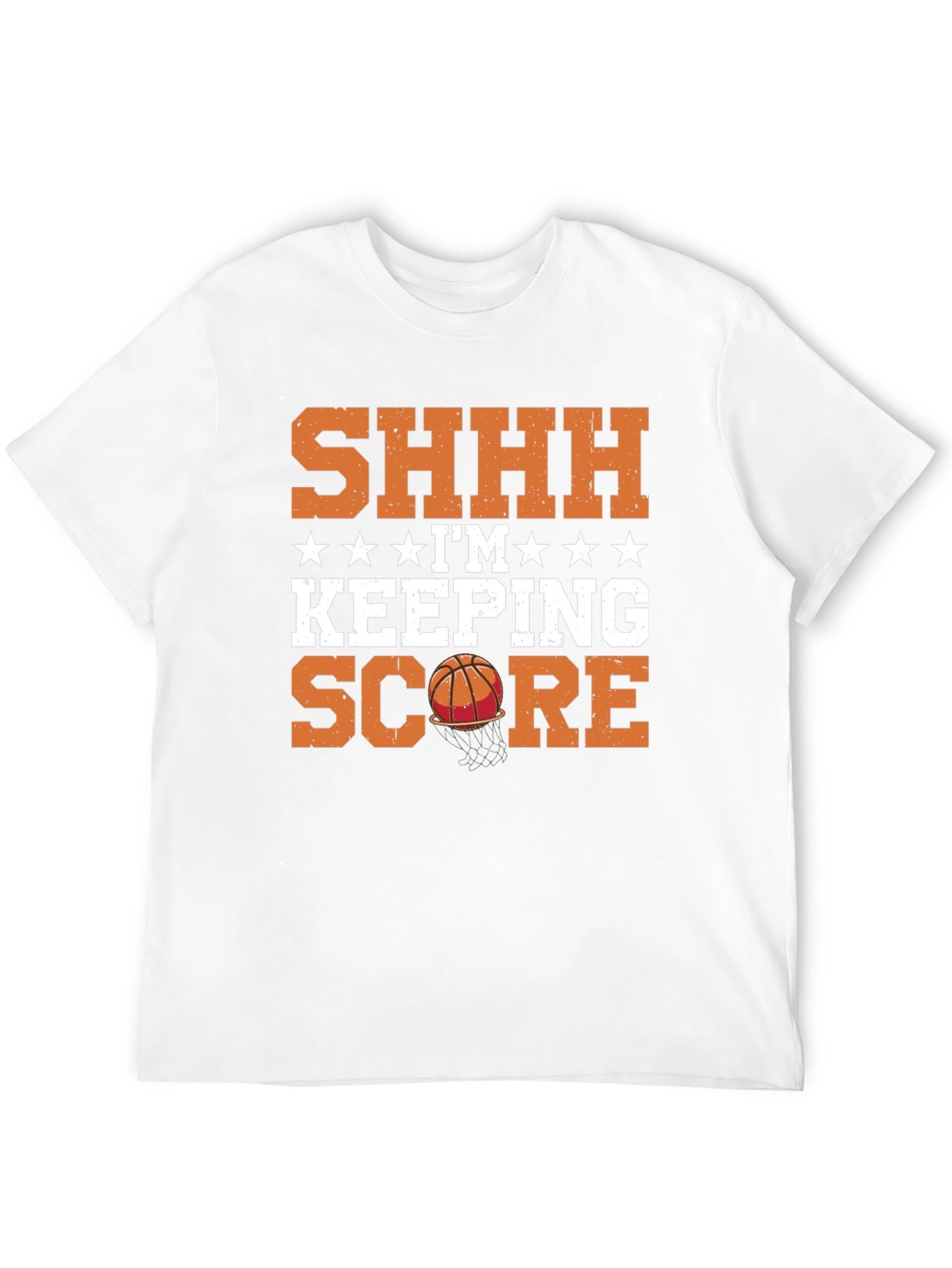 Black Basketball Score Keeper T-Shirt view 12