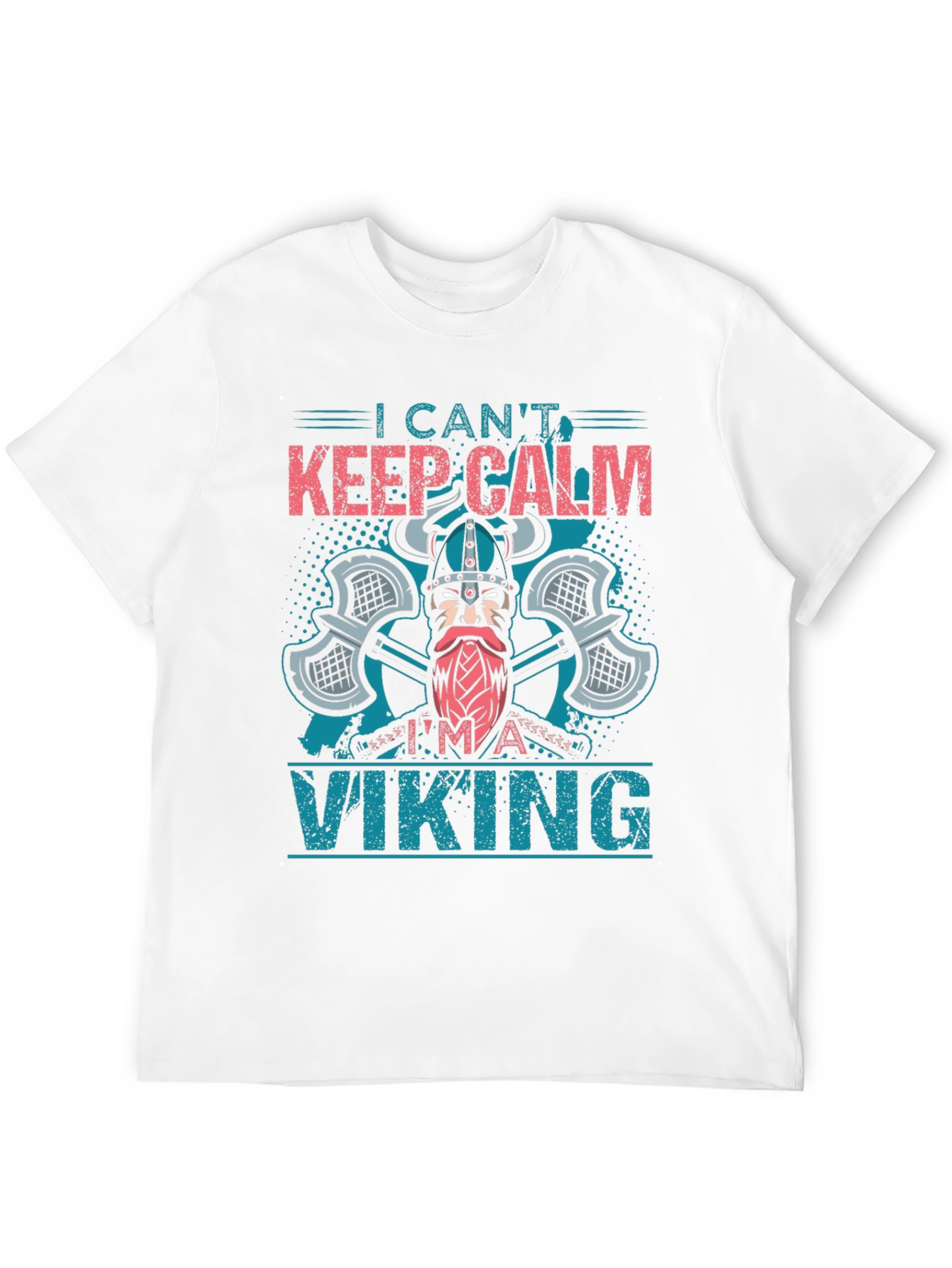 Black Viking Graphic T-Shirt - I Can't Keep Calm! view 12
