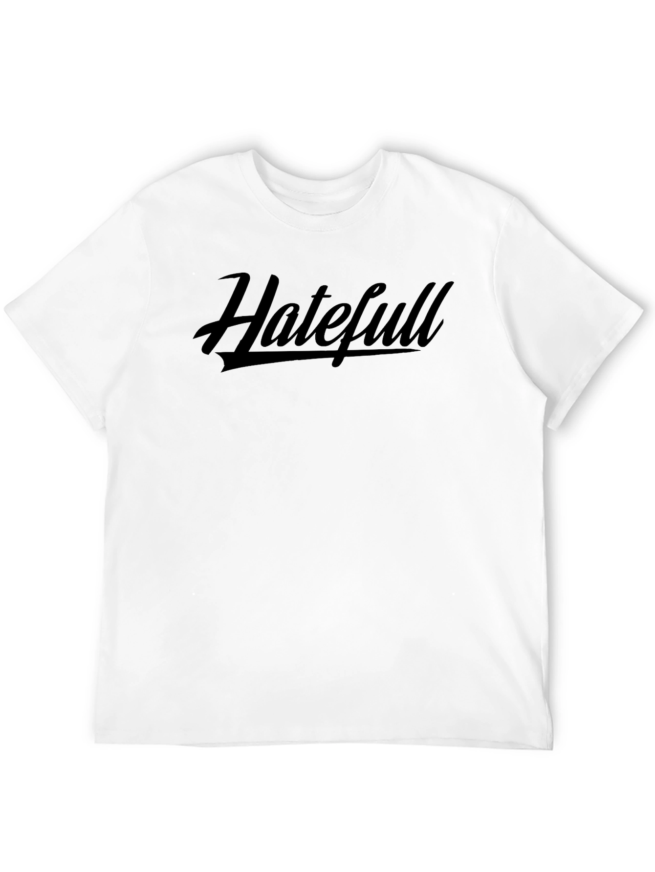 Black Hatefull Black Graphic Tee - Stylish Men's Shirt view 12