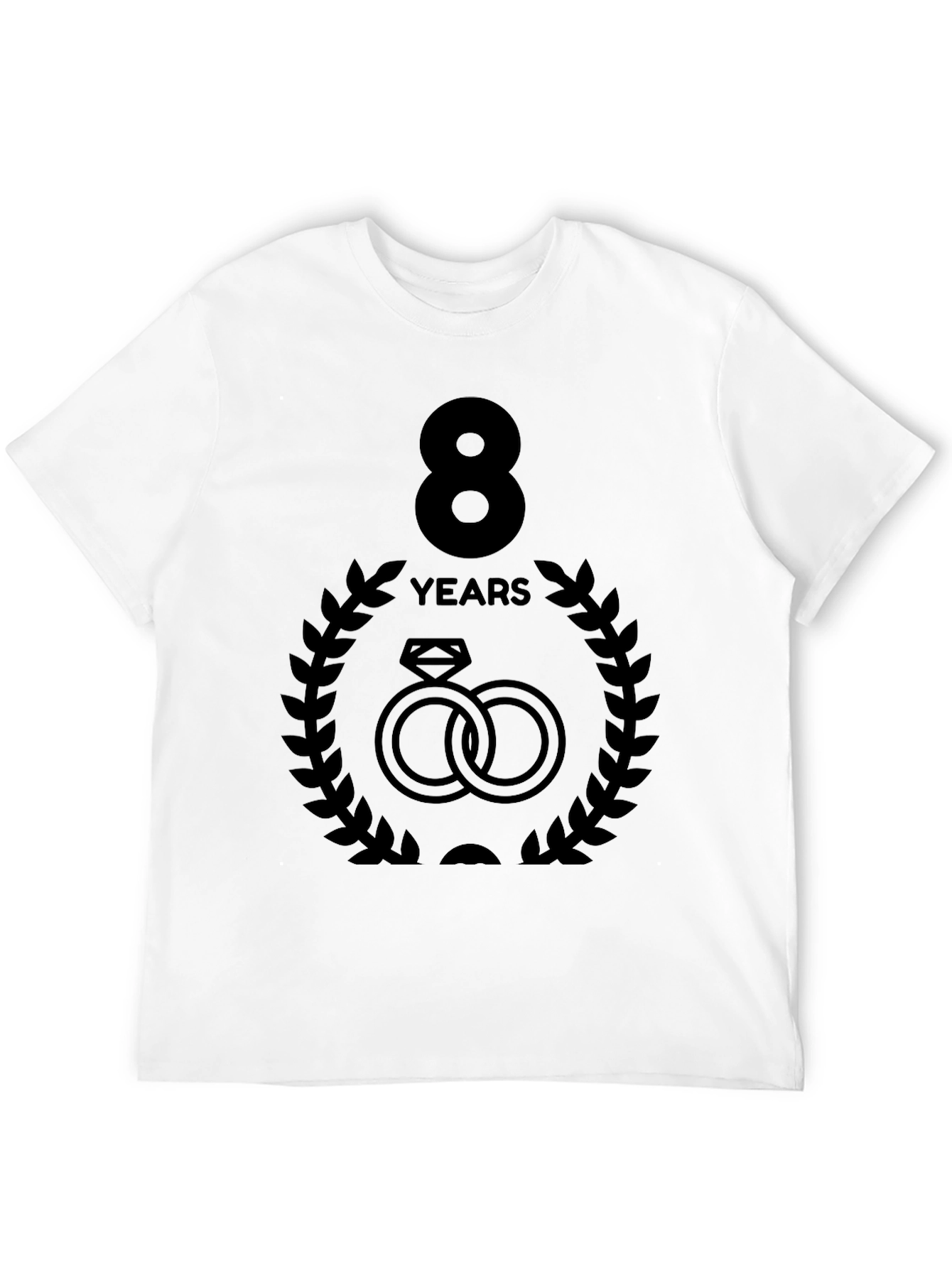 Black 8 Year Anniversary Black T-Shirt view 12