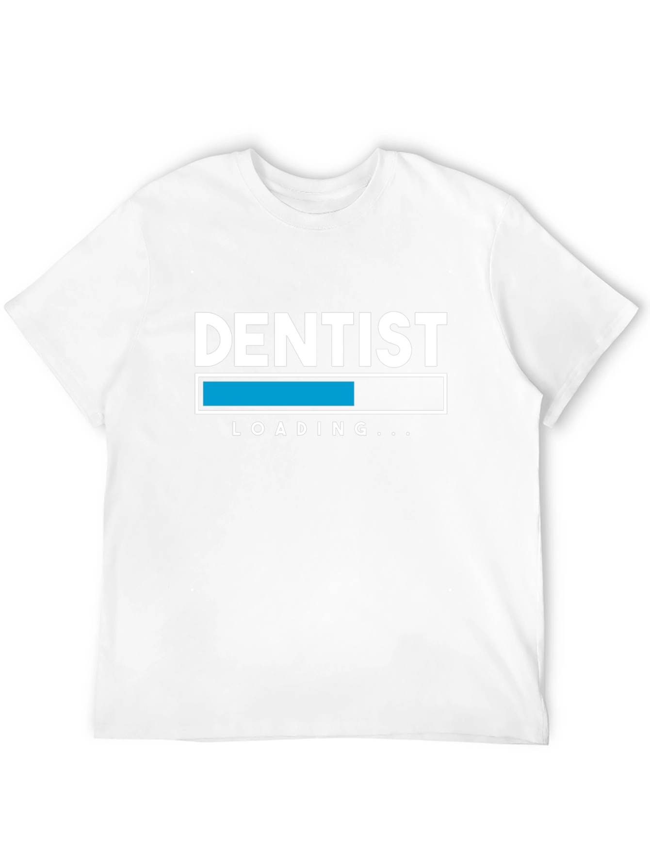 Black Dentist Loading T-Shirt - Funny Dental Student Tee view 12