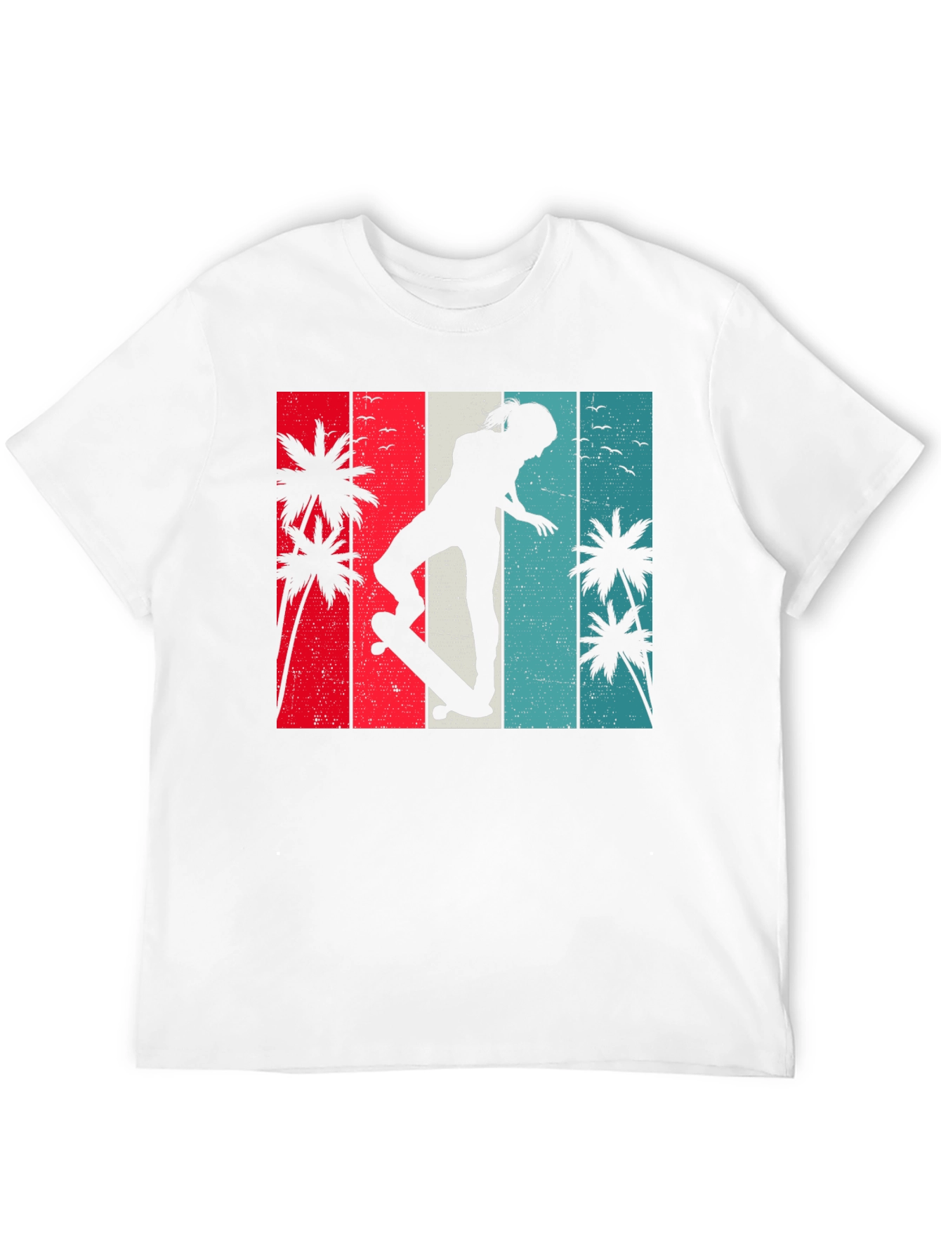 Black Retro Skater T-Shirt view 12