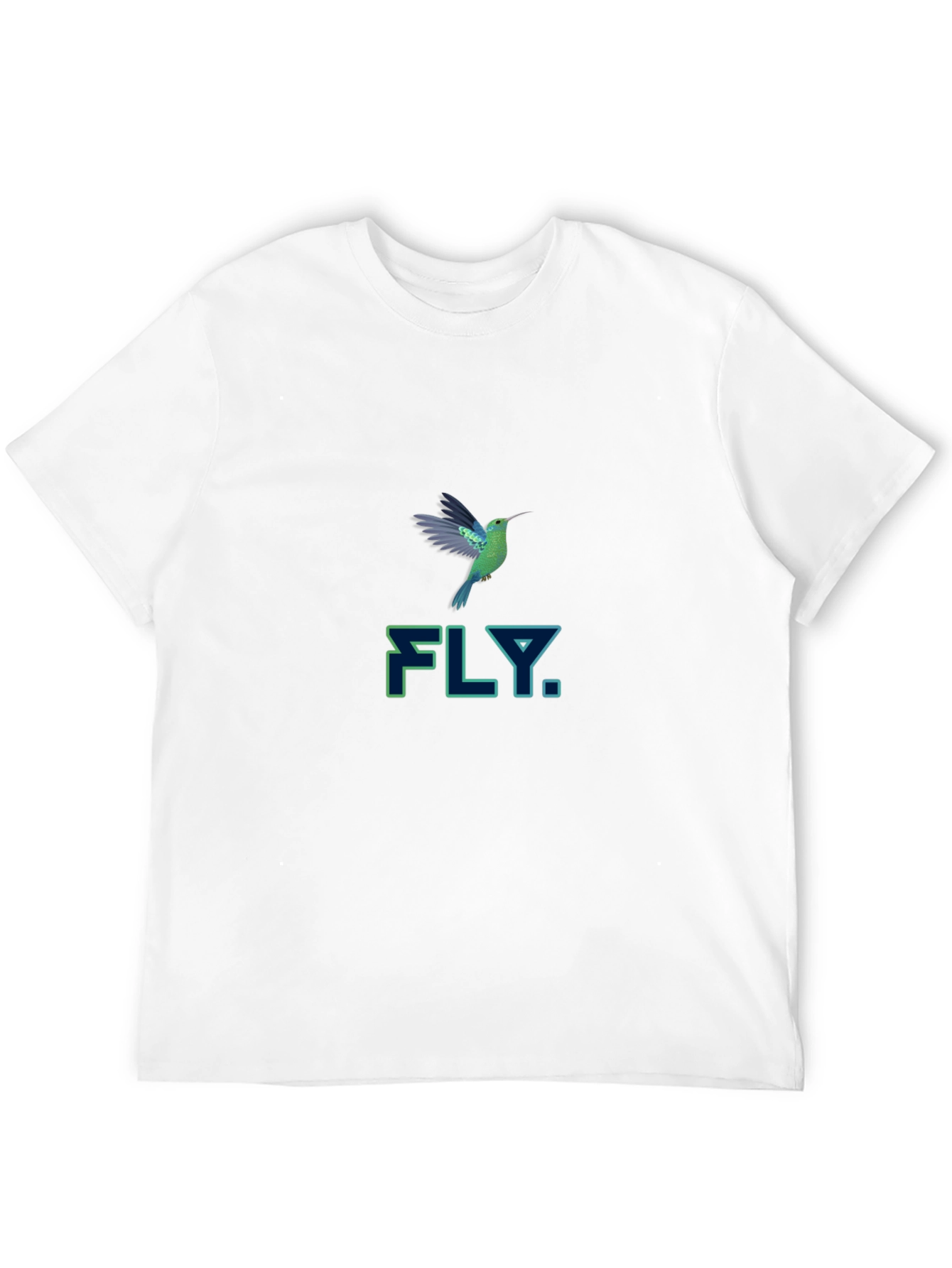 Black FLY Hummingbird Graphic Tee view 12