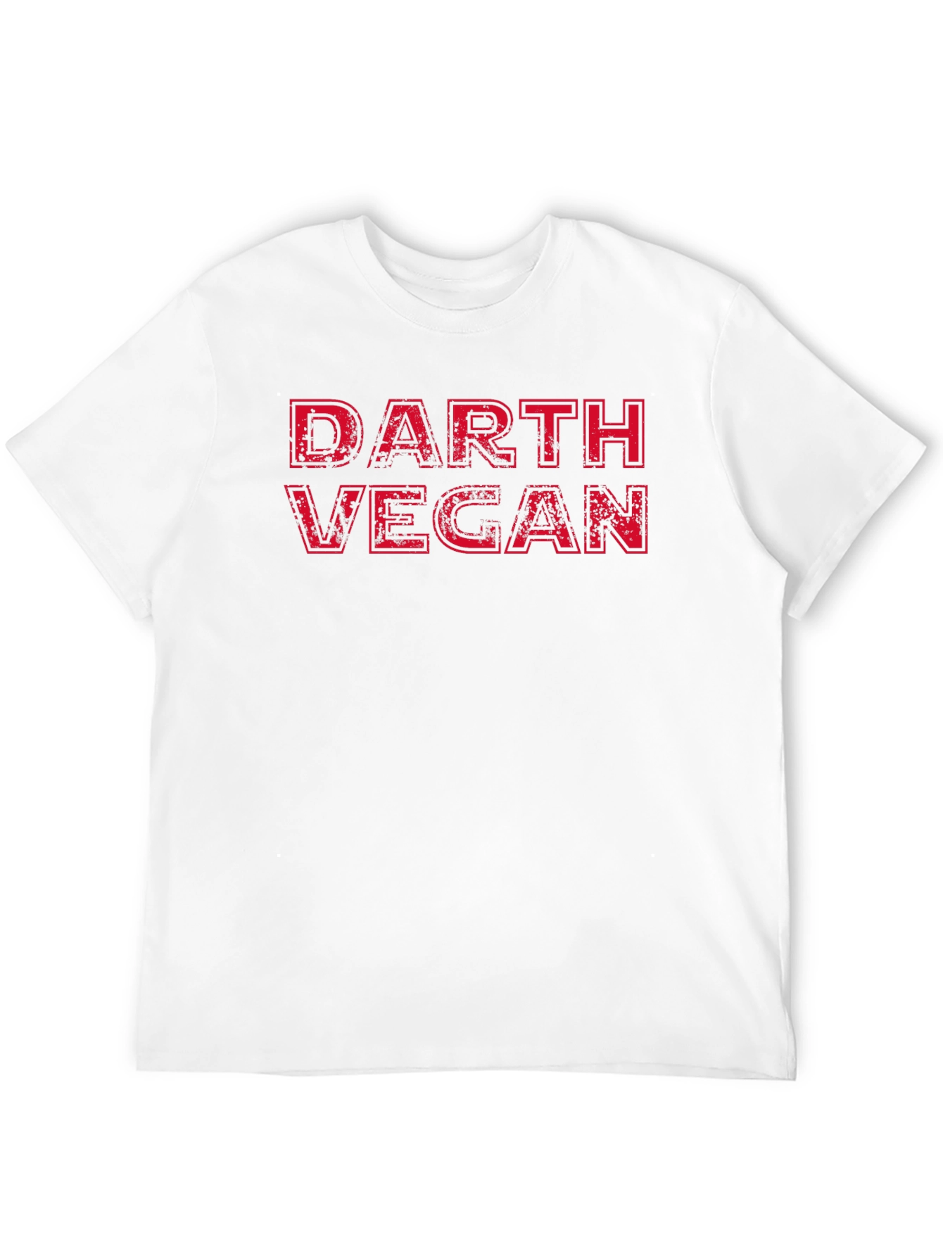 Black Darth Vegan T-Shirt - Funny Star Wars Parody Tee view 12