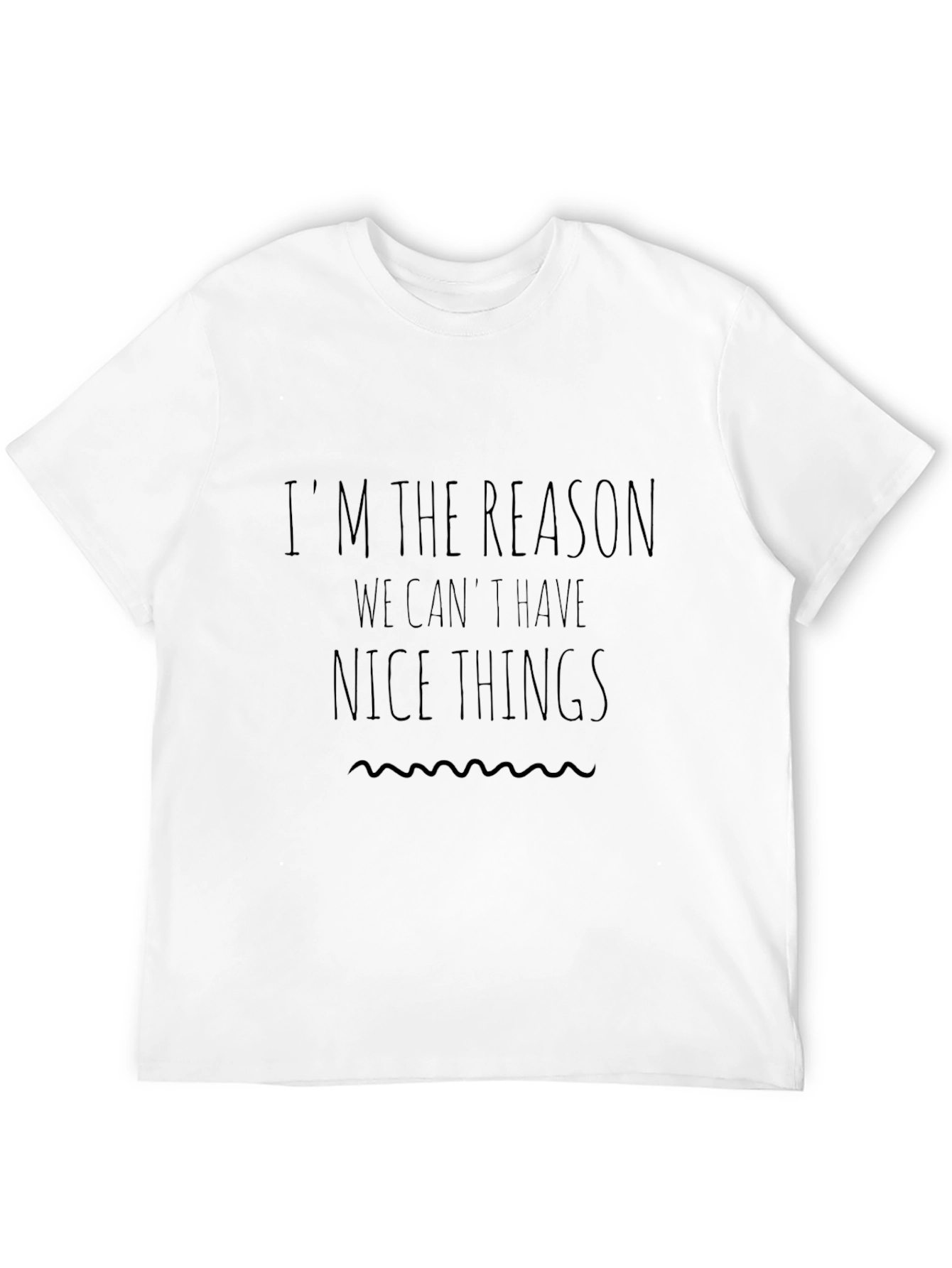 Black I'm The Reason T-Shirt view 12