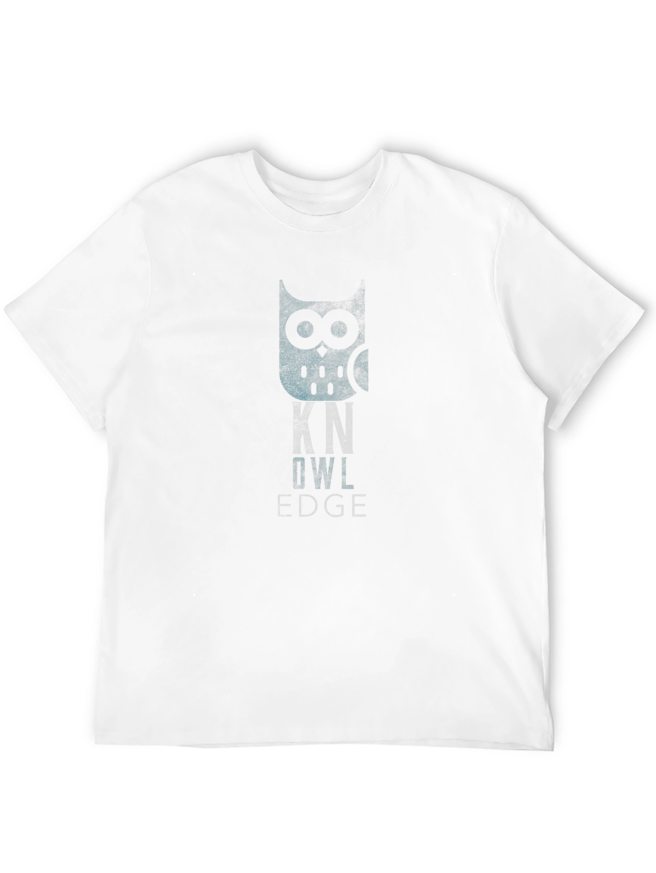 Black Knowledge Owl Graphic Tee - Stylish Men's Black T-Shirt view 12