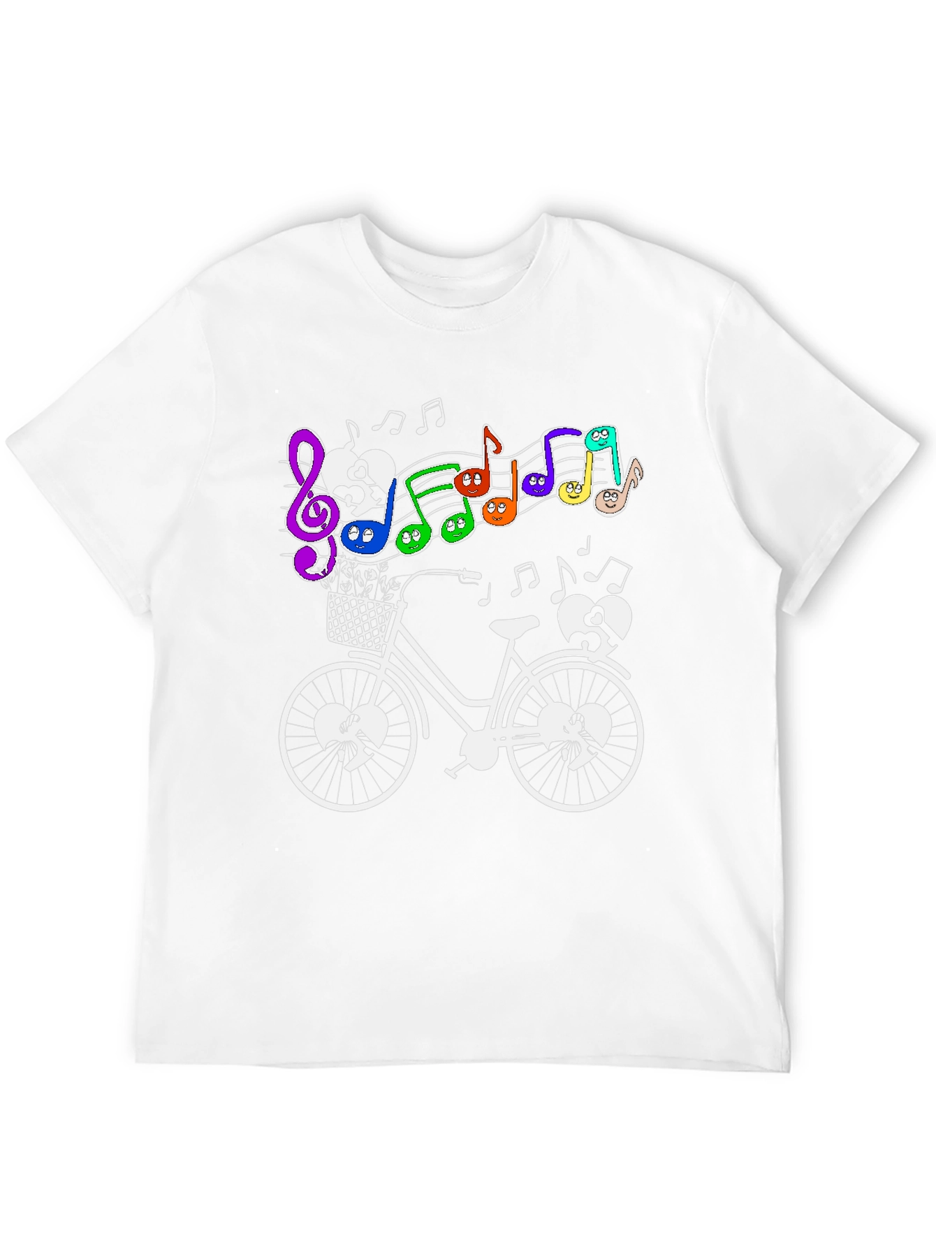 Black Musical Bicycle Graphic Tee view 12
