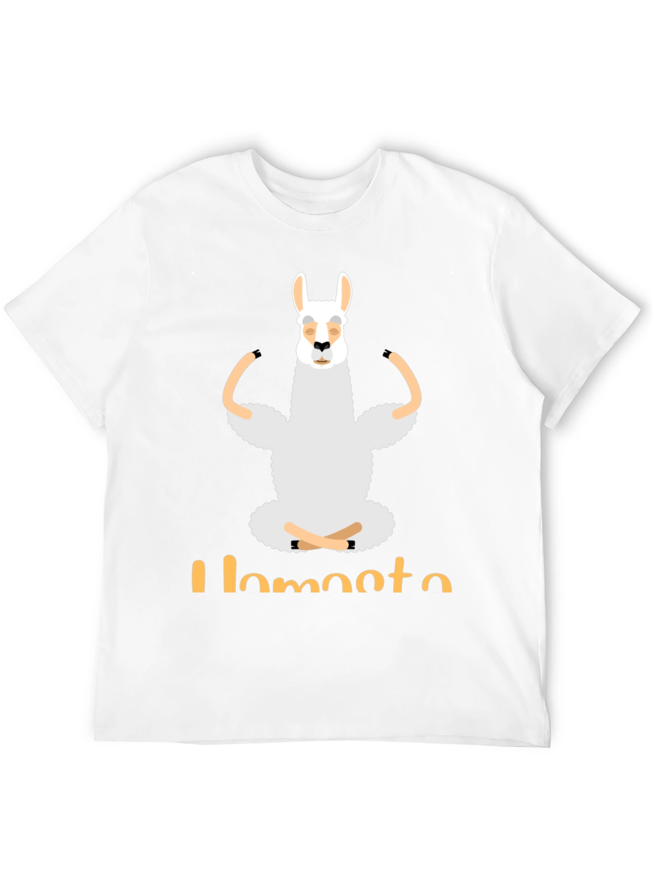 Black Llamaste Yoga T-Shirt - Funny Llama Meditating Tee view 12