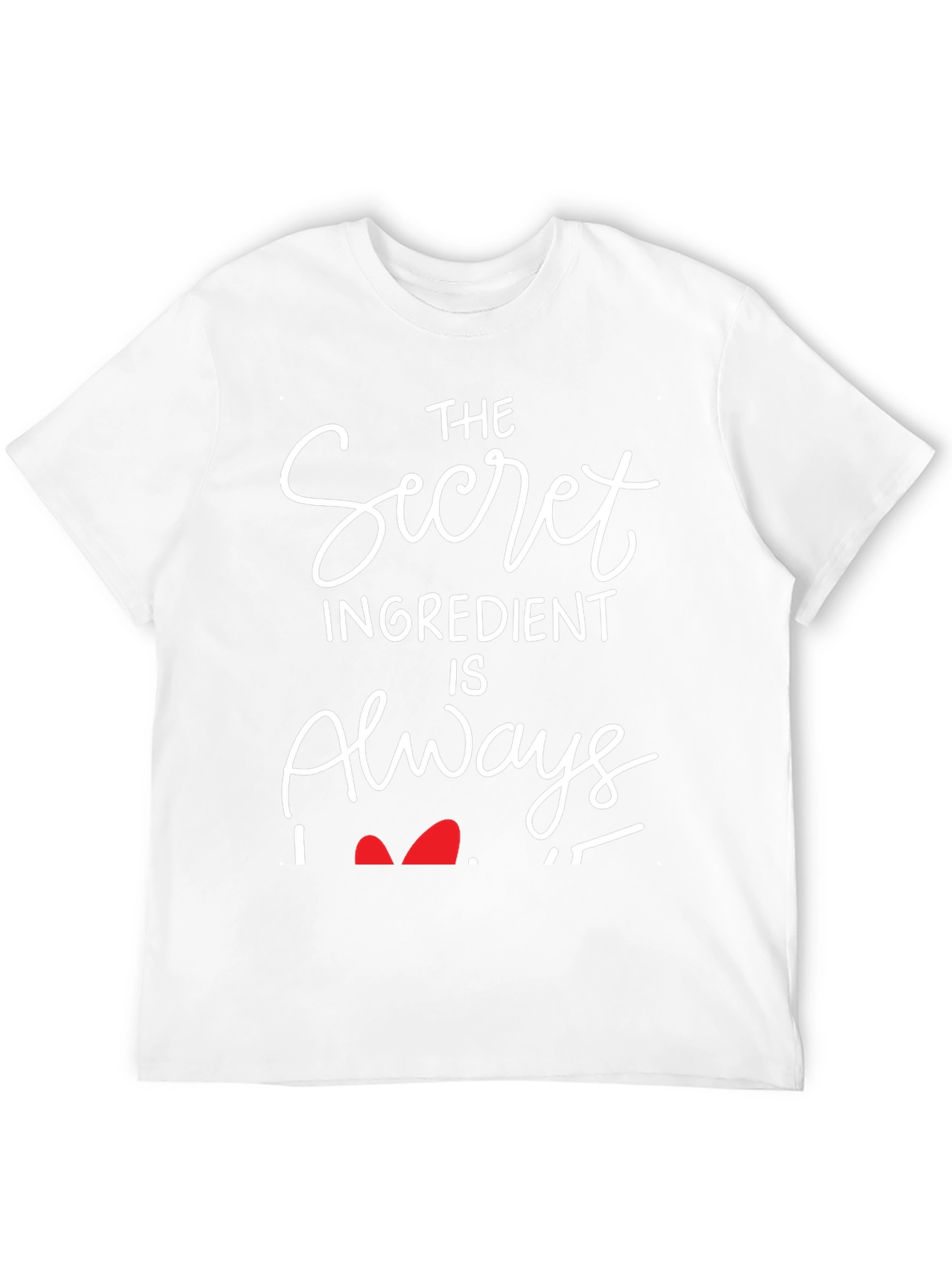 Black Secret Ingredient Is Always Love T-Shirt view 12