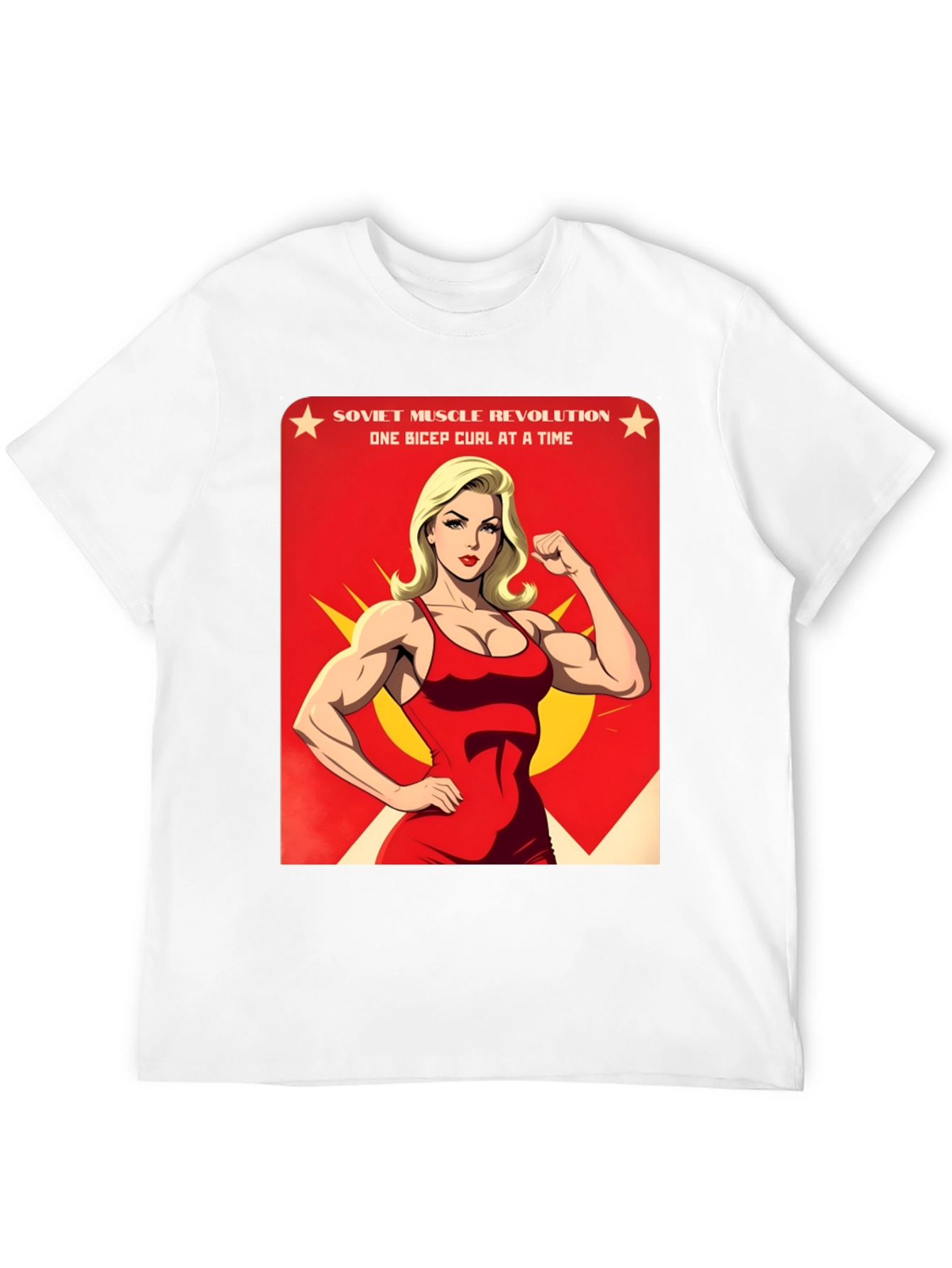Soviet Muscle Revolution Graphic T-Shirt - 12