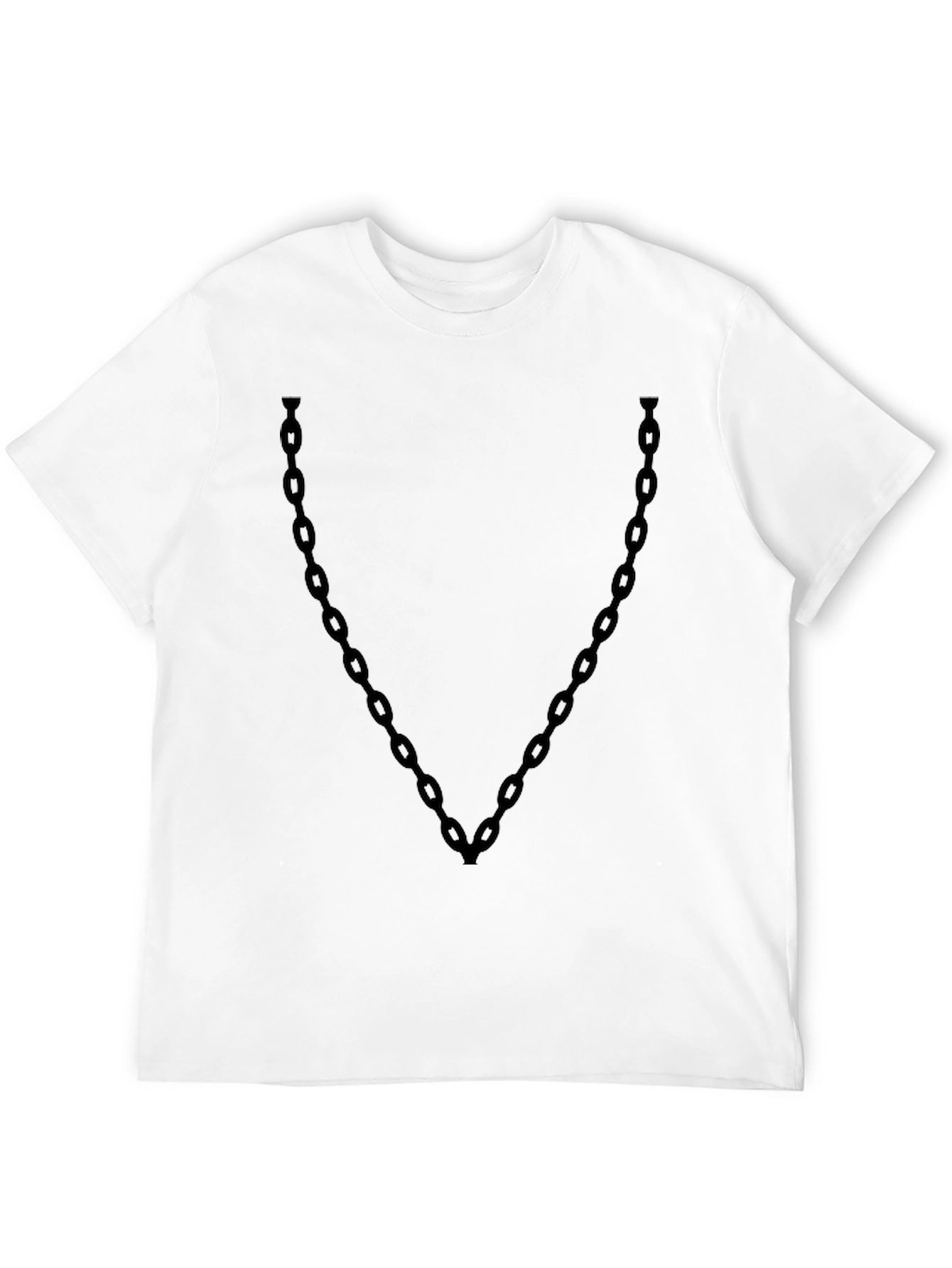 Black Chain Graphic Tee - Cool Casual Style - 12