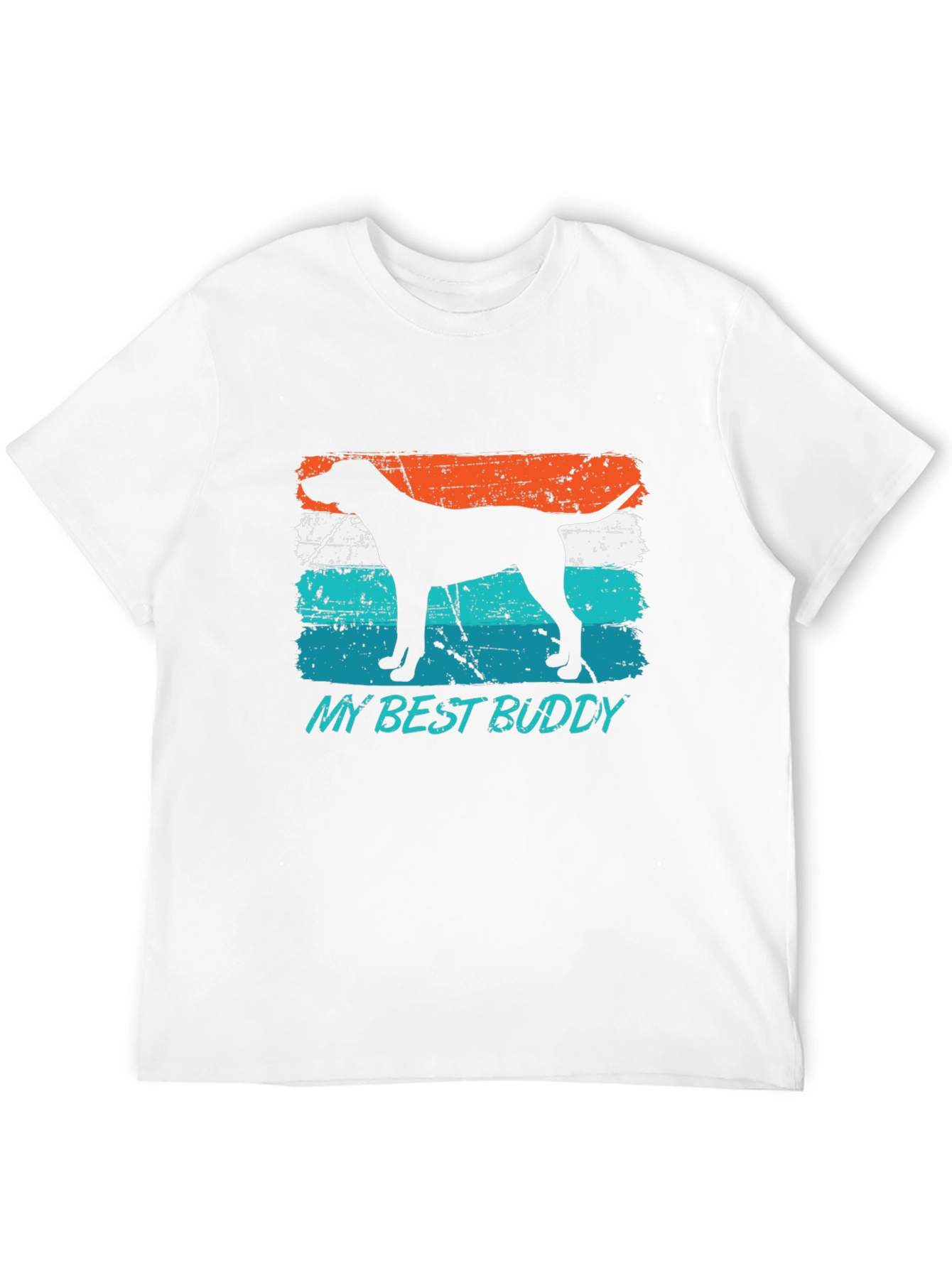 Black My Best Buddy Dog Silhouette Tee view 12