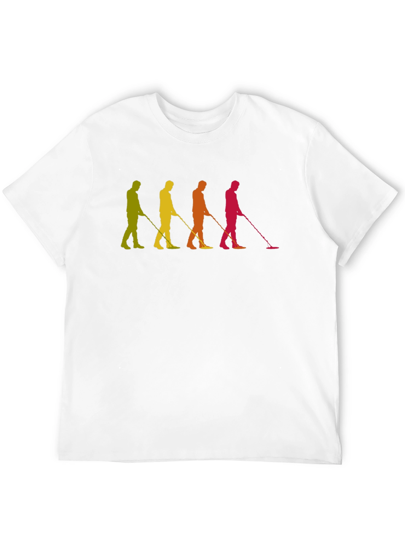 Black Metal Detecting Evolution T-Shirt Black view 12