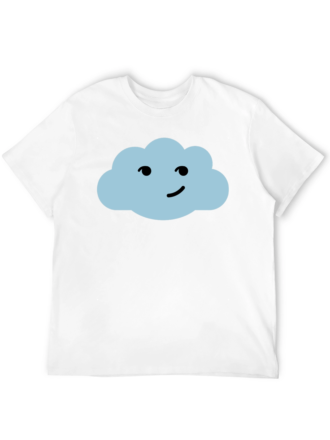 Black Cute Cloud Graphic T-Shirt - Soft Cotton Tee view 12