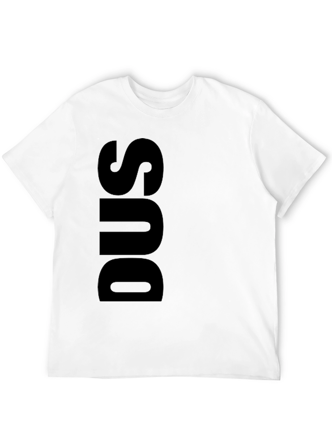 Black DUS Black Graphic Tee - Bold Statement Shirt view 12