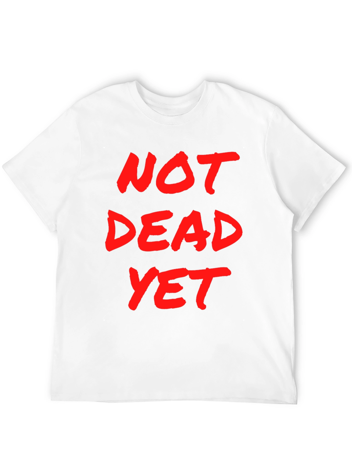 Black Not Dead Yet Graphic T-Shirt - Men's Black Tee view 12