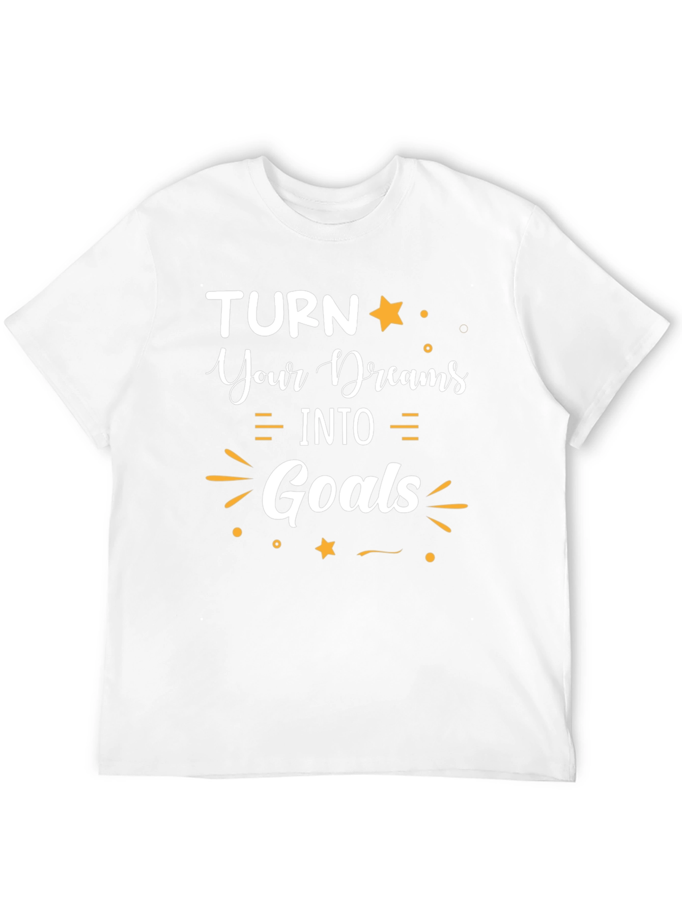 Black Turn Your Dreams Into Goals Graphic Tee view 12