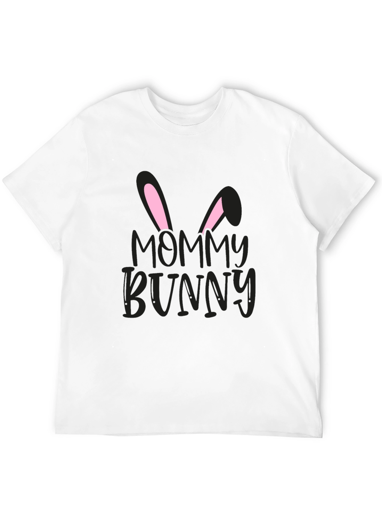 Black Mommy Bunny Easter T-Shirt view 12