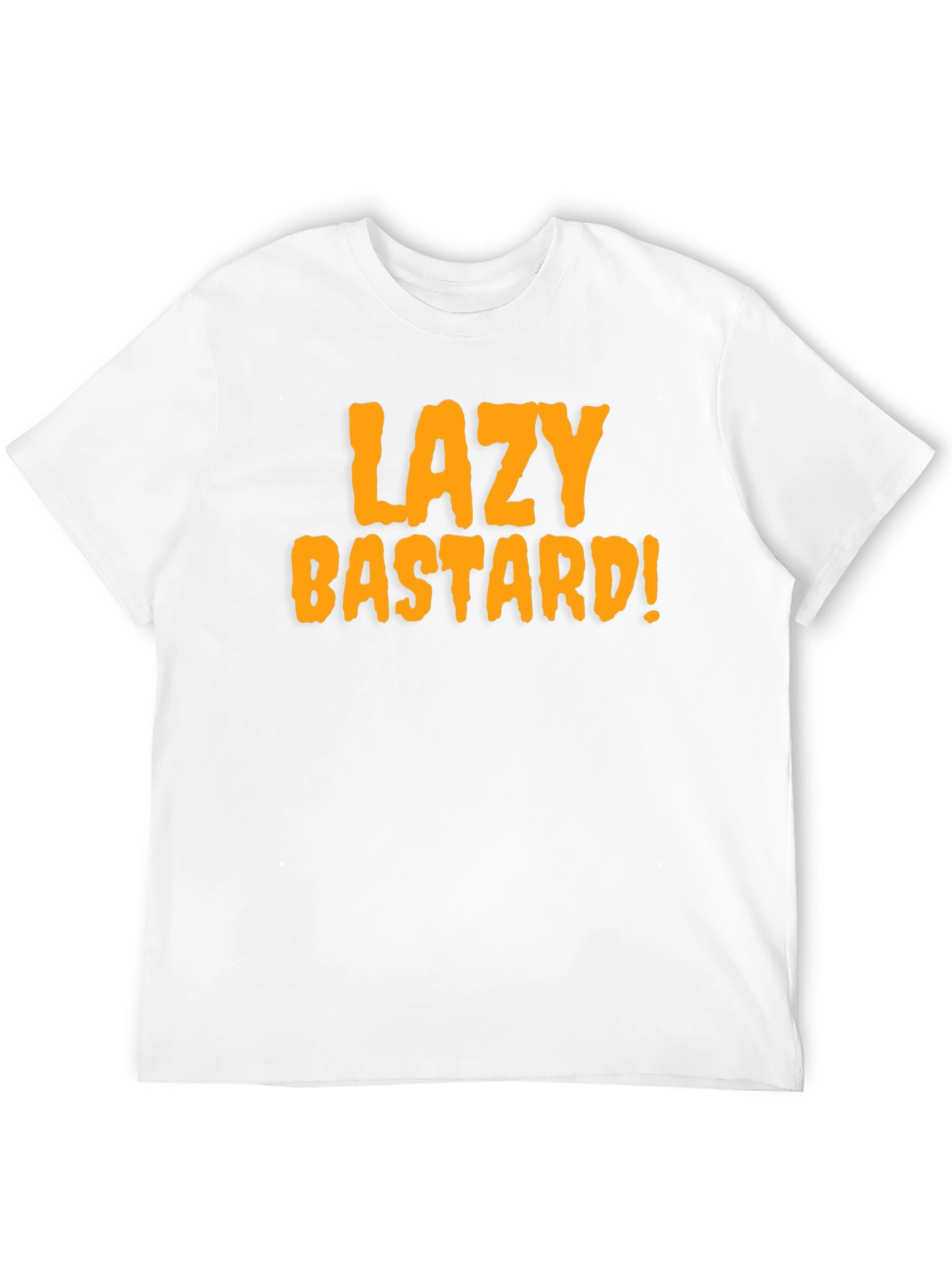 Black Lazy Bastard Tee - Bold Graphic Novelty T-Shirt view 12