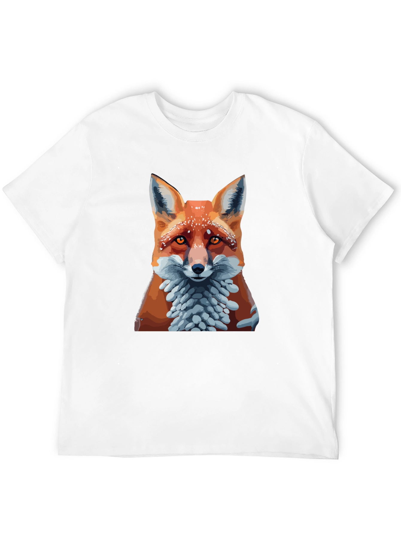 Black Fox Graphic T-Shirt - Stylish Animal Design view 12