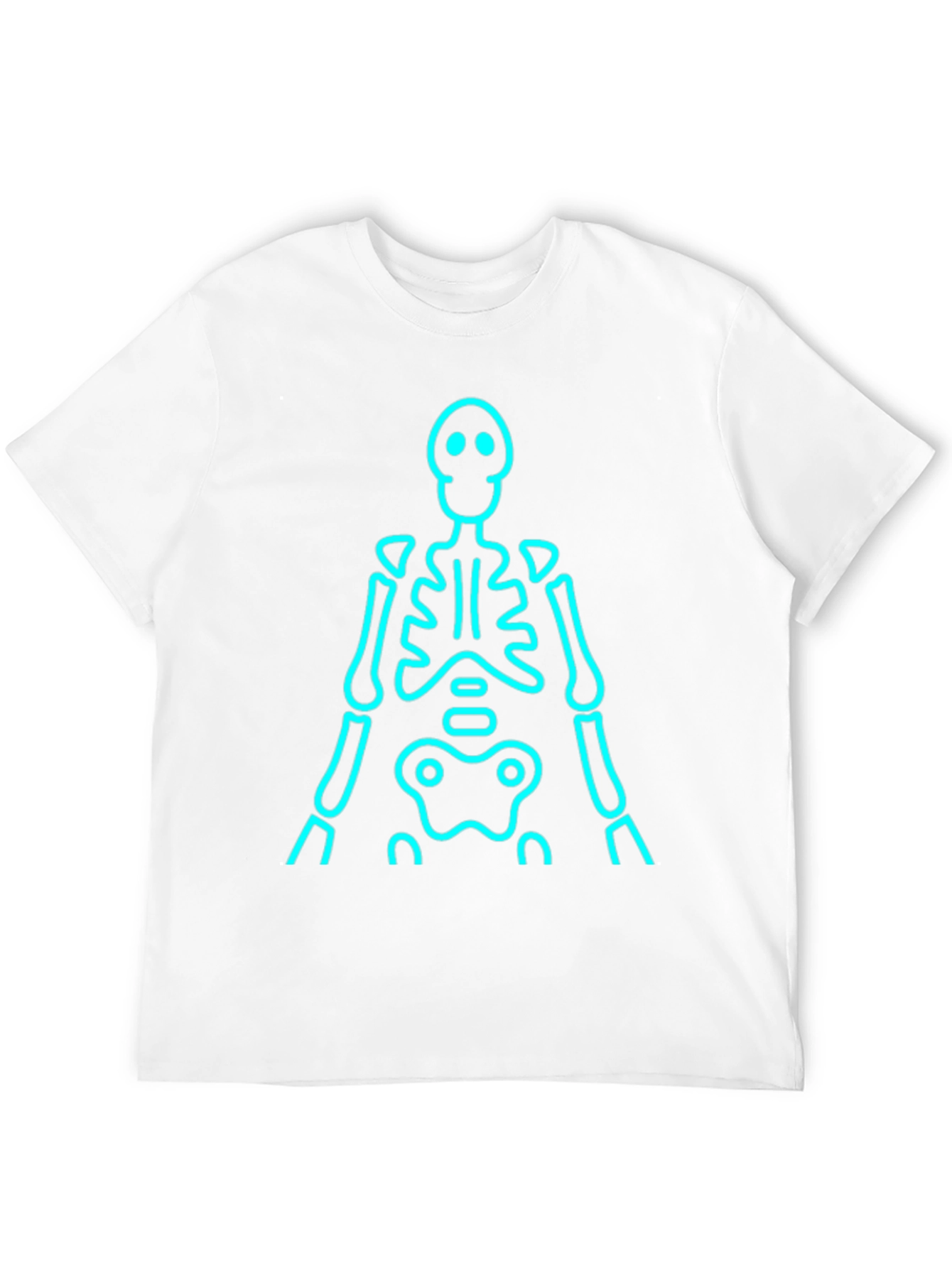 Black Skeleton Glow T-Shirt - Black view 12