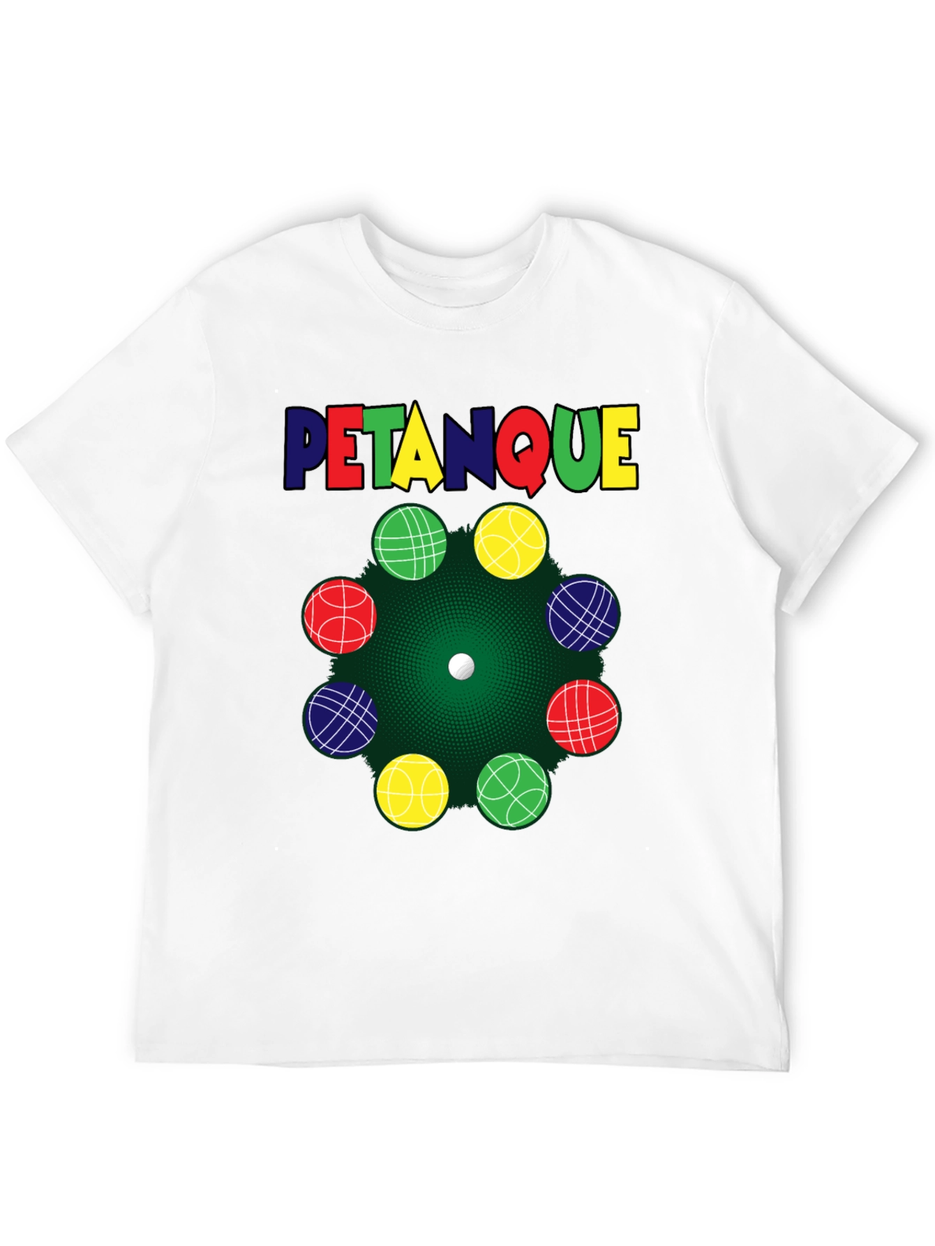 Black Pétanque Graphic T-Shirt view 12