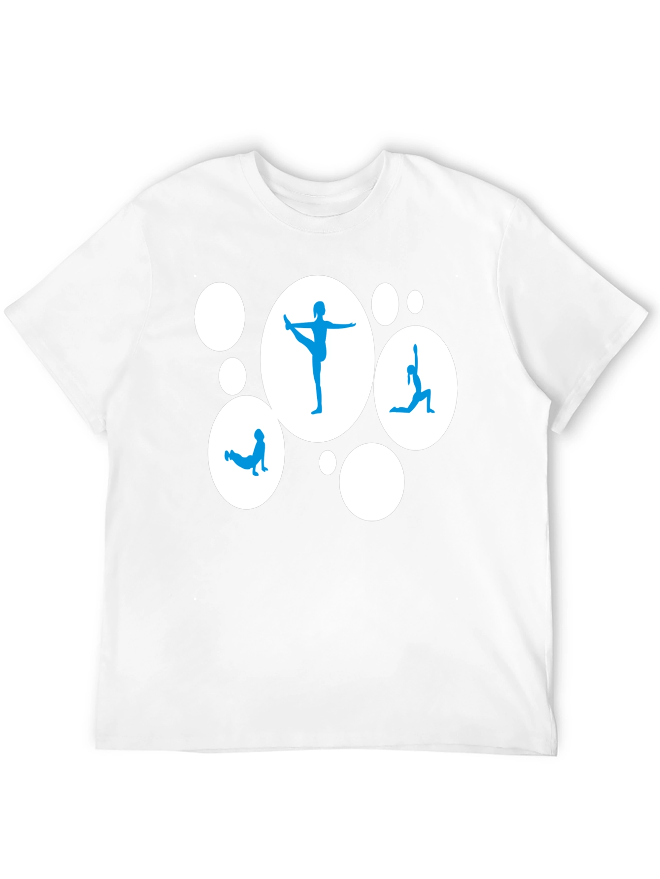 Black Yoga Pose Graphic Tee - Black Casual Shirt view 12