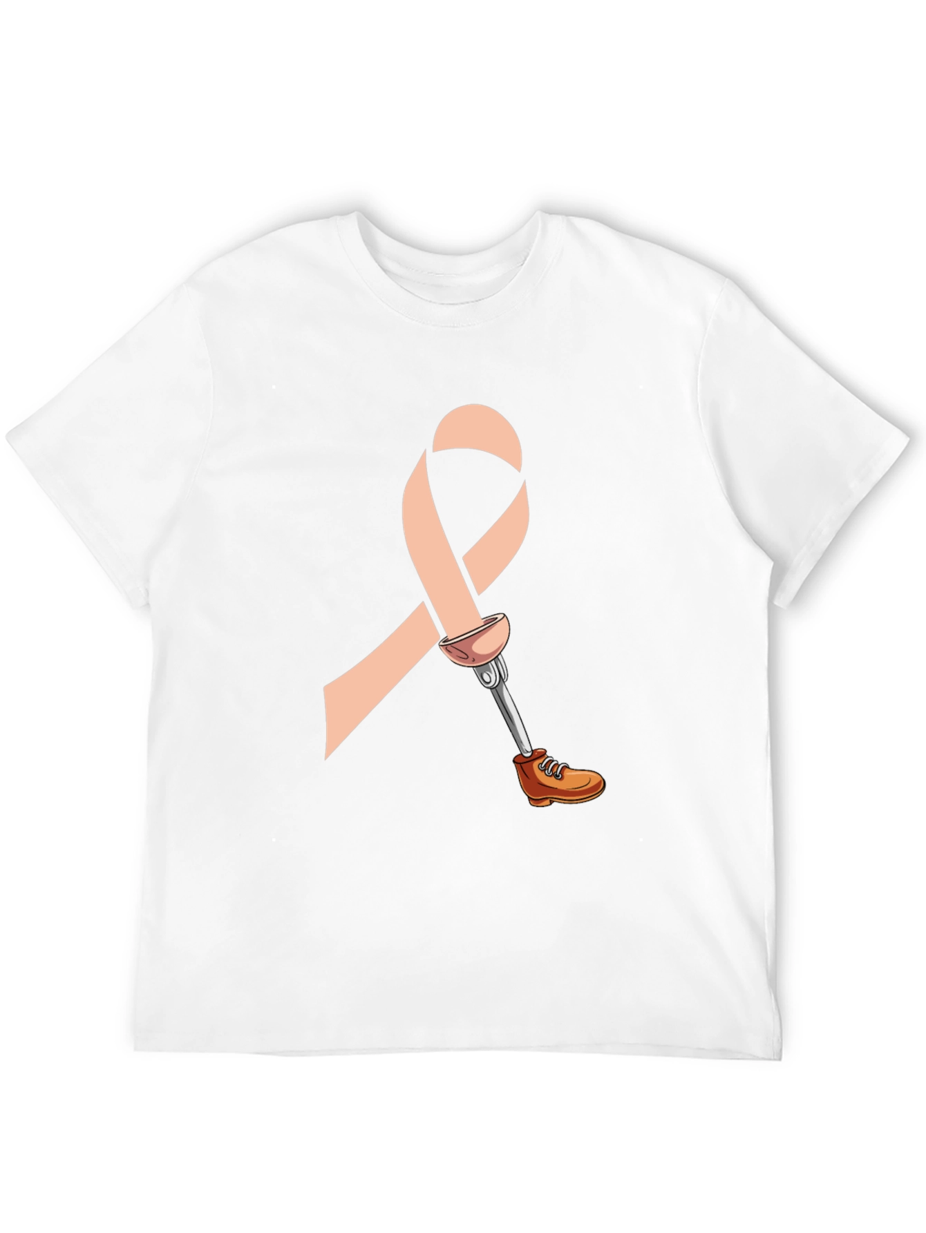 Black Prosthetic Awareness Ribbon Graphic T-Shirt view 12