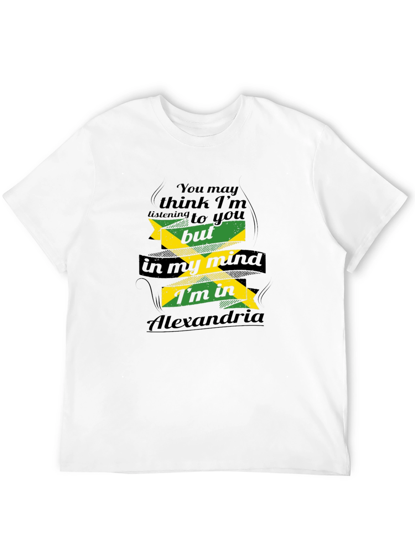 Black Alexandria Mind T-Shirt - Novelty Graphic Tee view 12