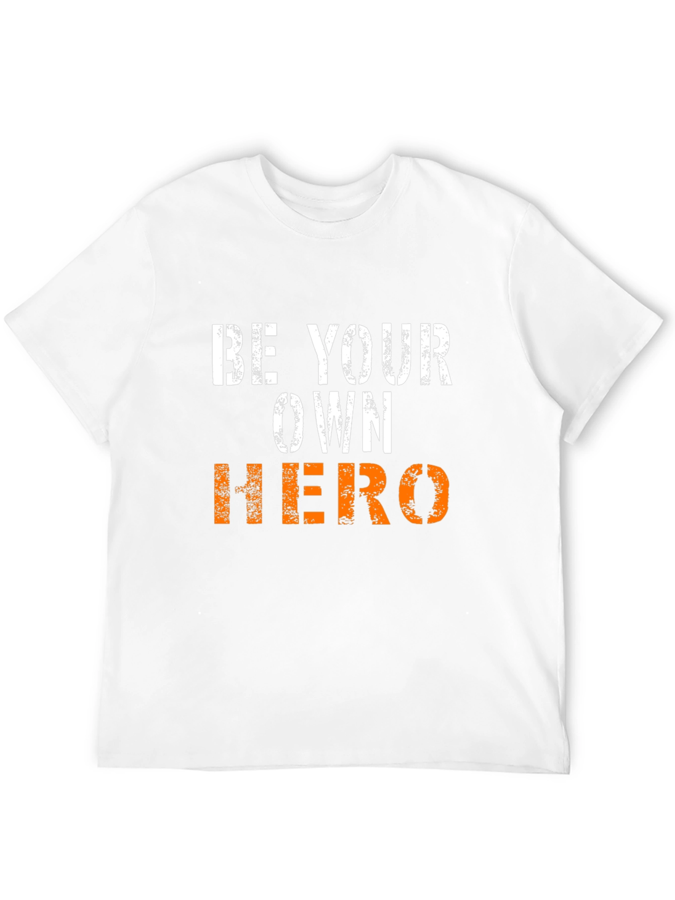 Black Be Your Own Hero Graphic Tee - Motivational Shirt view 12