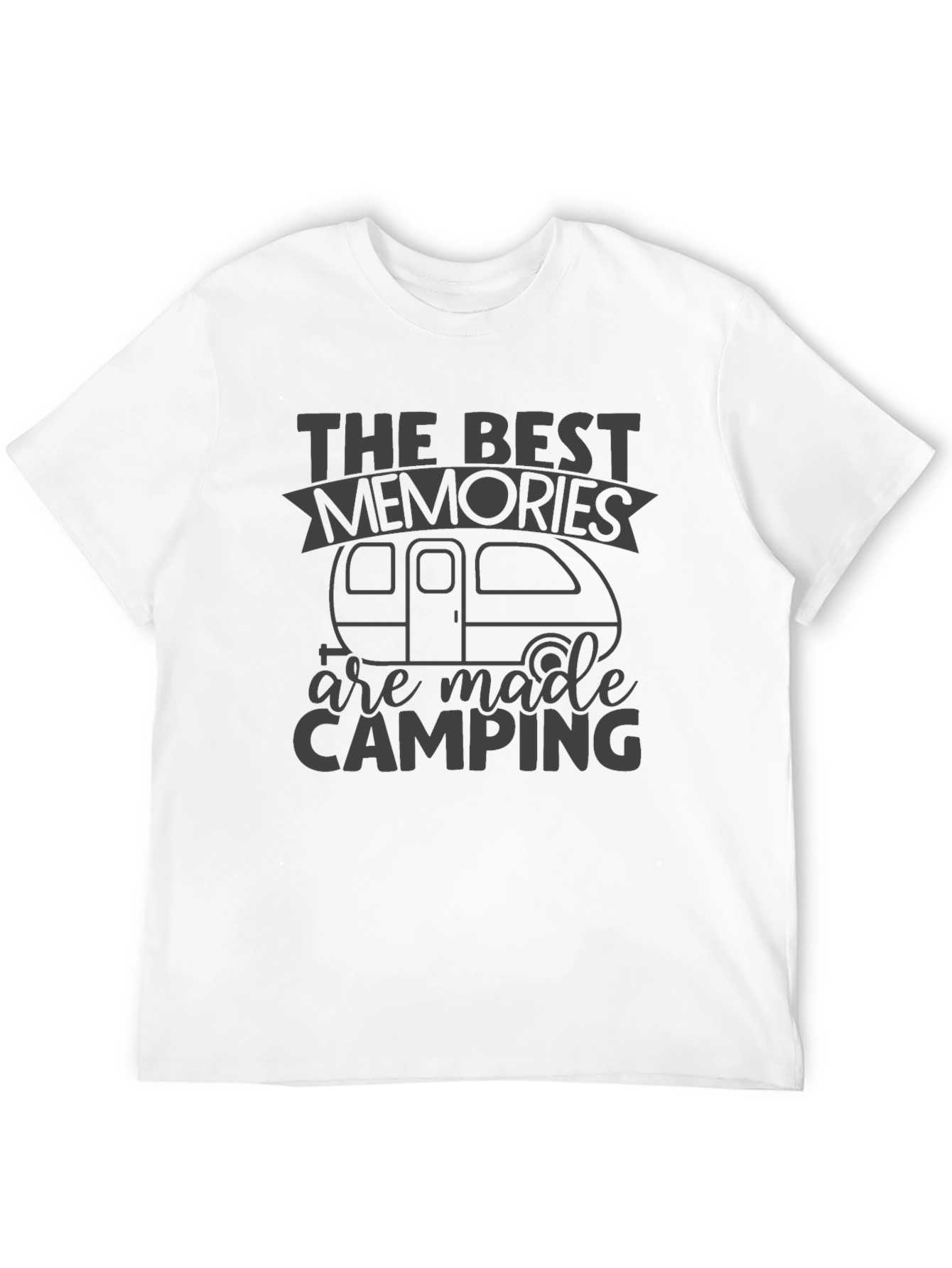 Black Camping Memories T-Shirt view 12
