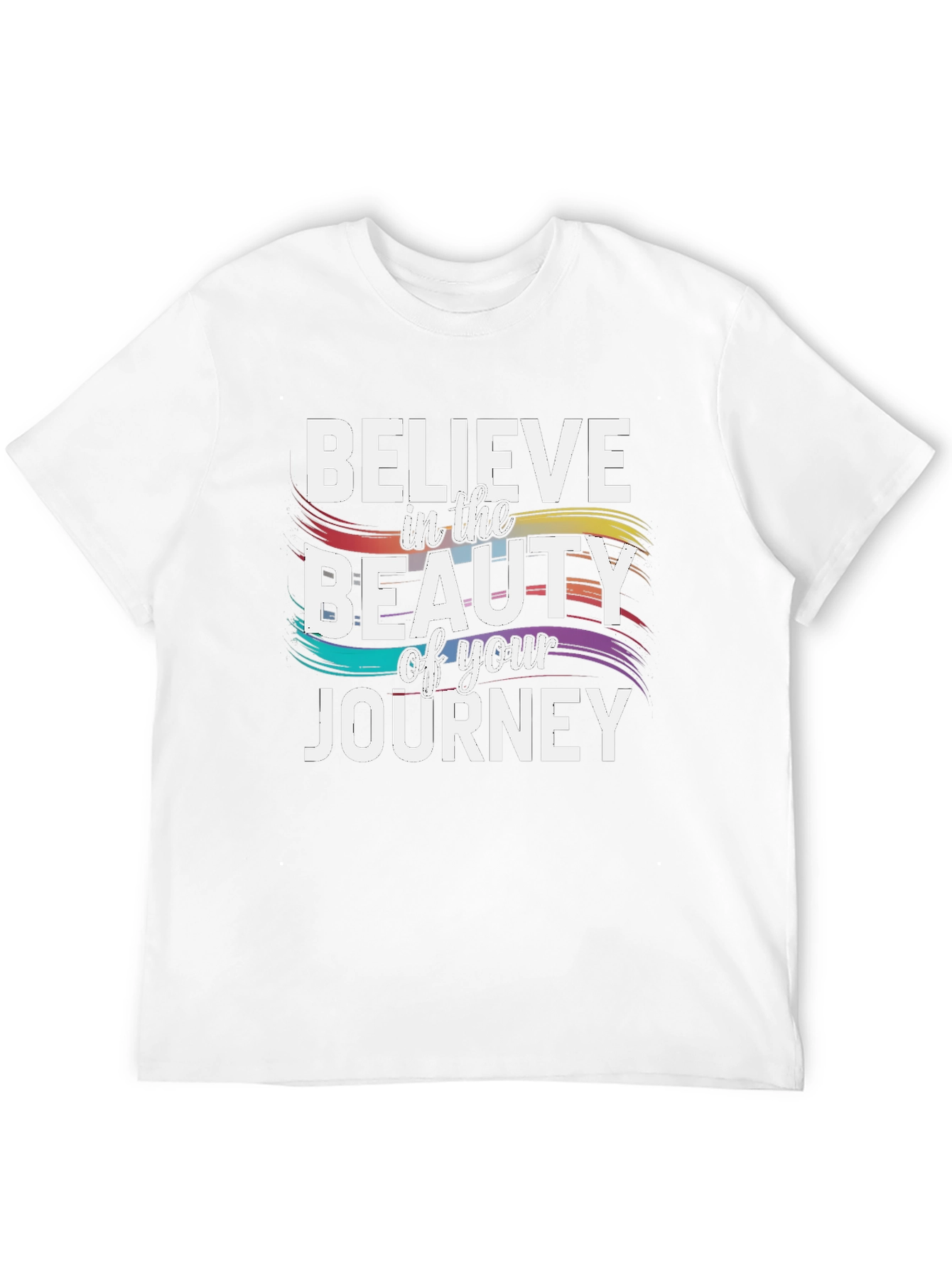 Black Believe in Beauty Journey T-Shirt view 12