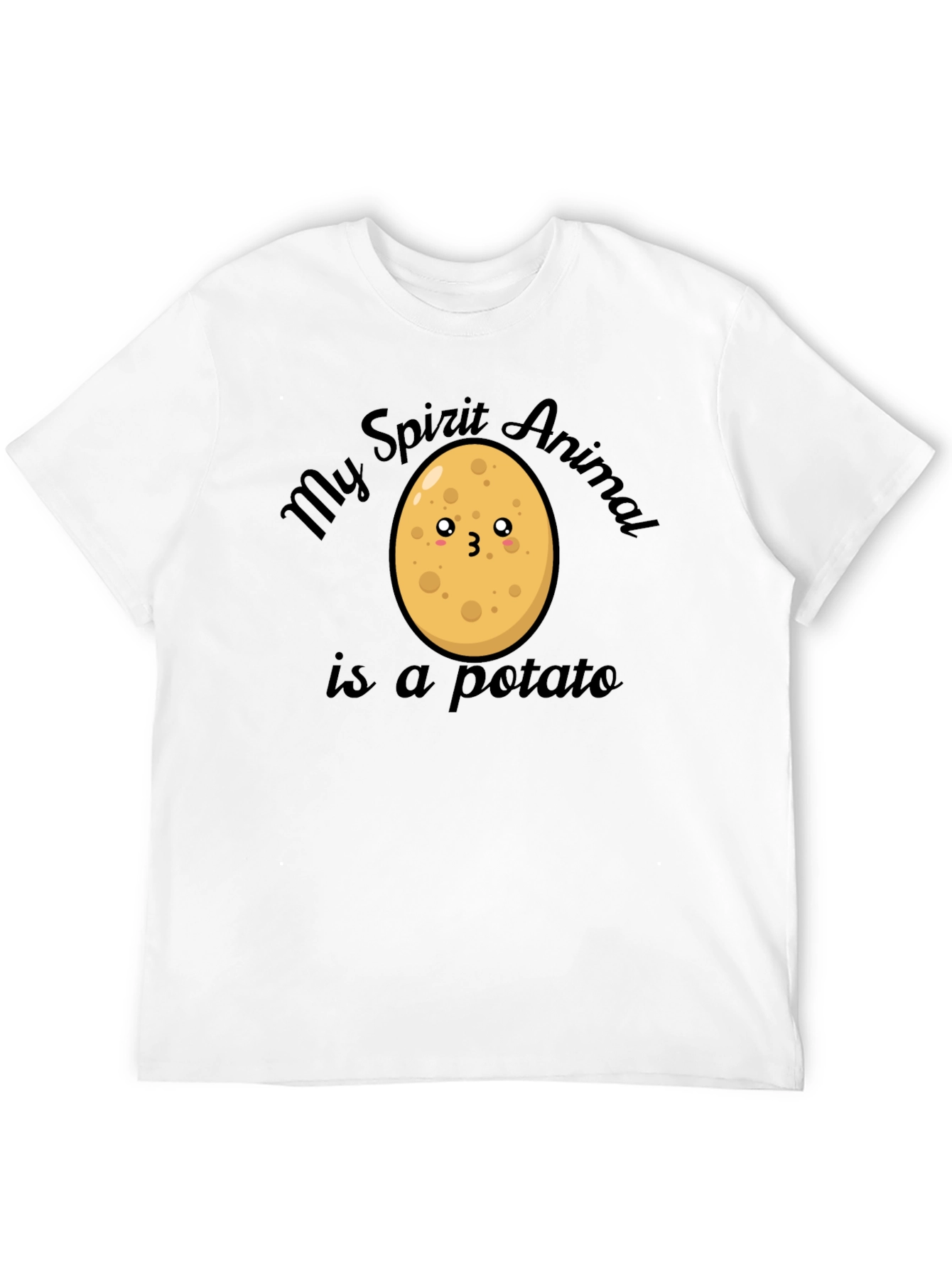 Black My Spirit Animal is a Potato T-Shirt view 12