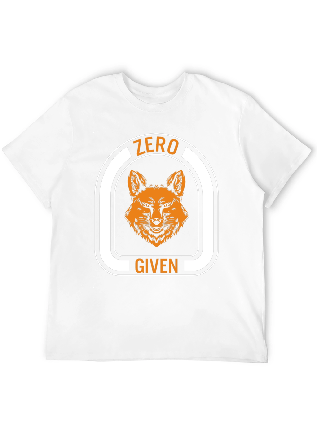 Black Zero Fox Given Graphic Tee - Novelty T-Shirt view 12